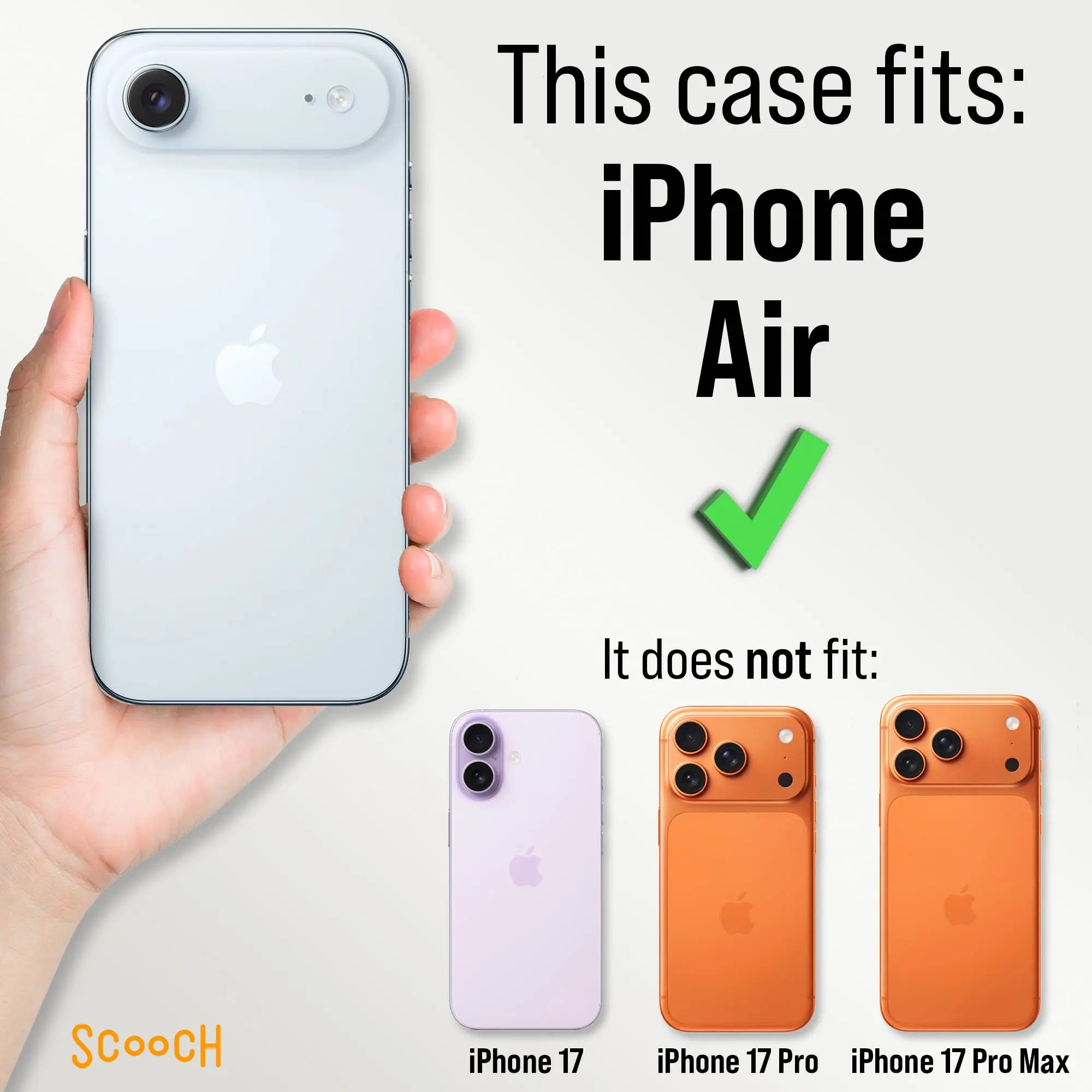 Scooch-MagCase + MagWallet 2.0 MixMatch Bundle for iPhone Air-