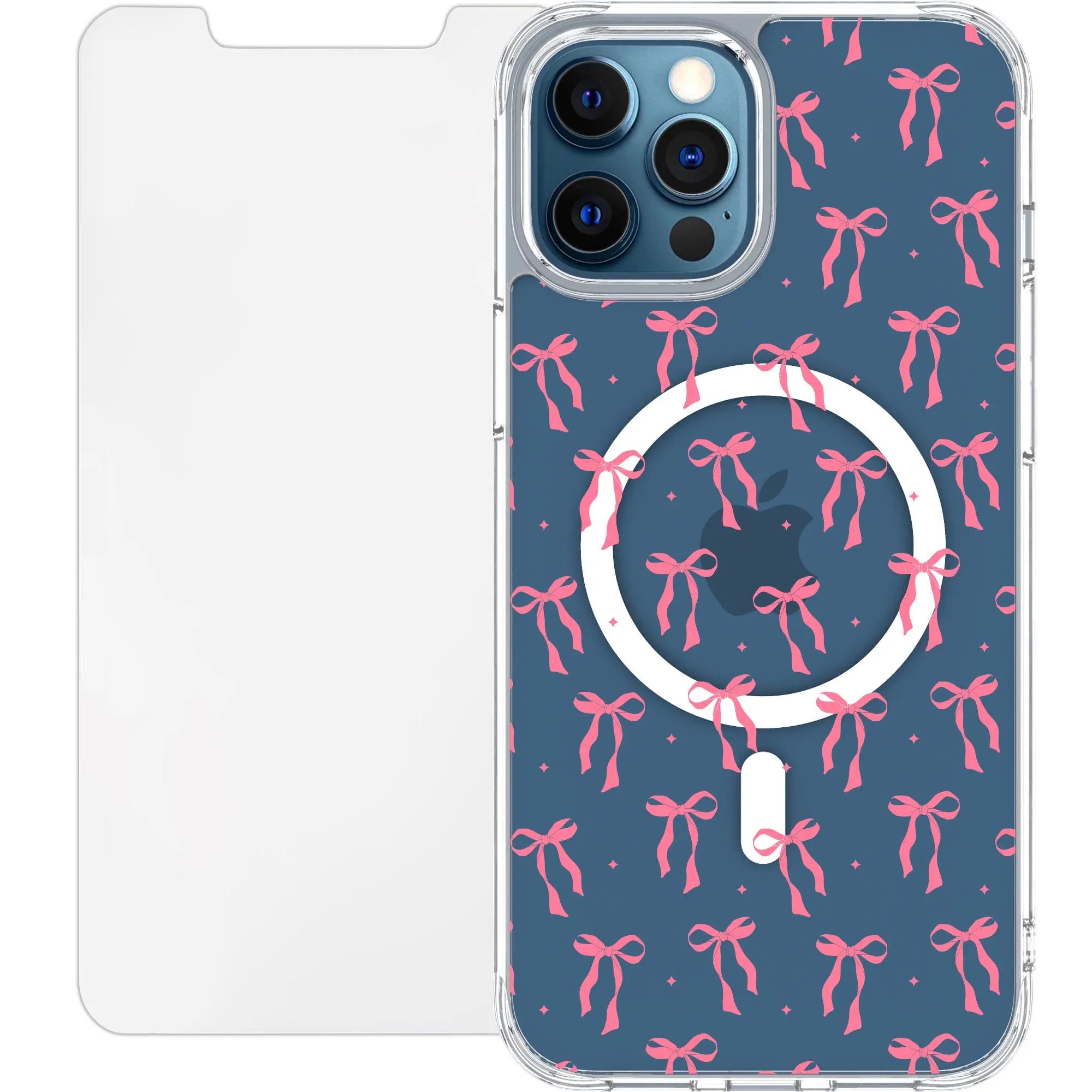 Scooch-MagCase for iPhone 12 Pro Max-Pink-Bows