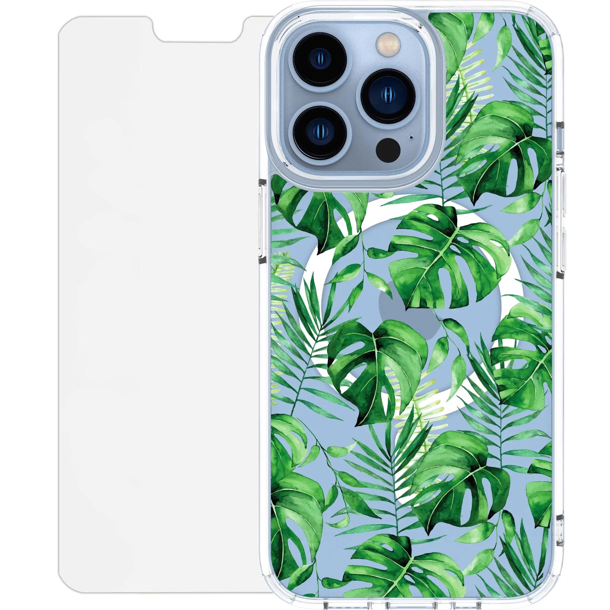 Scooch-MagCase for iPhone 13 Pro-Monstera