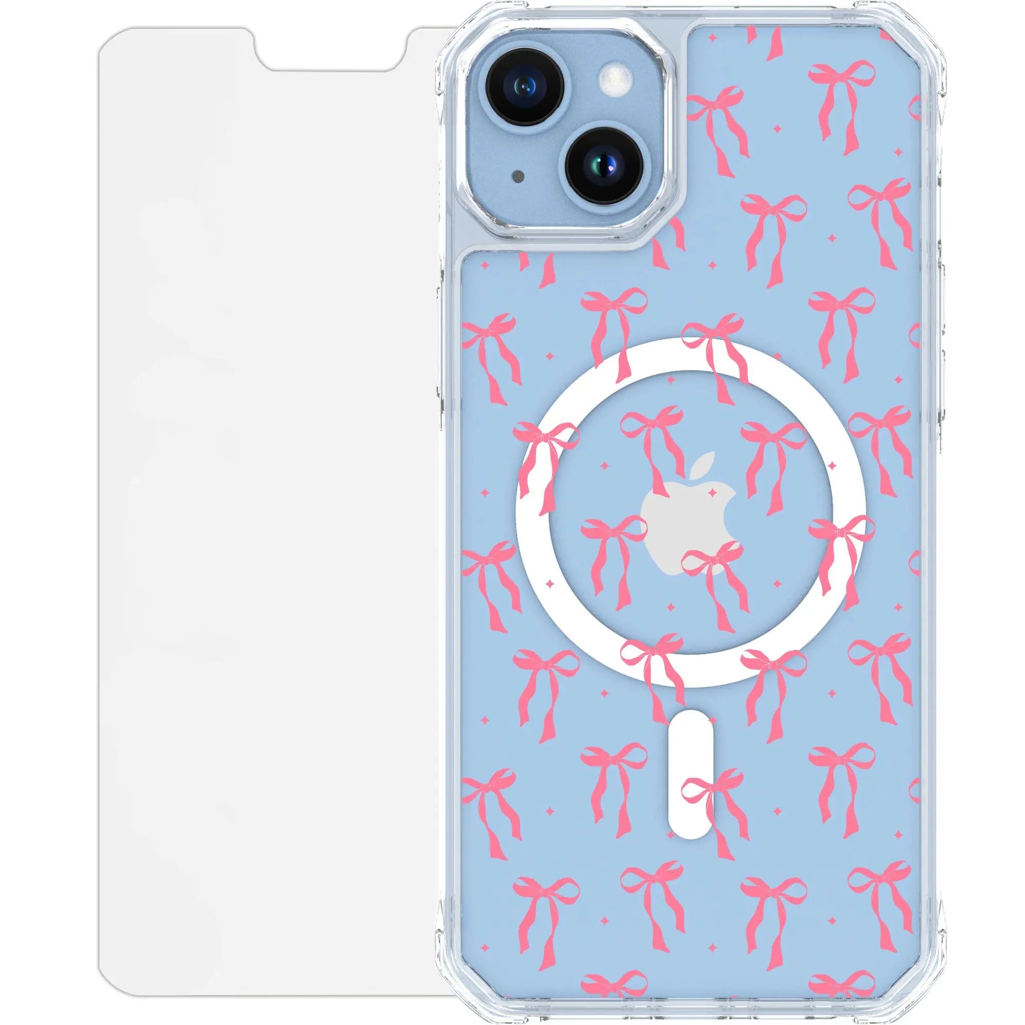 Scooch-MagCase for iPhone 14 Plus-Pink-Bows