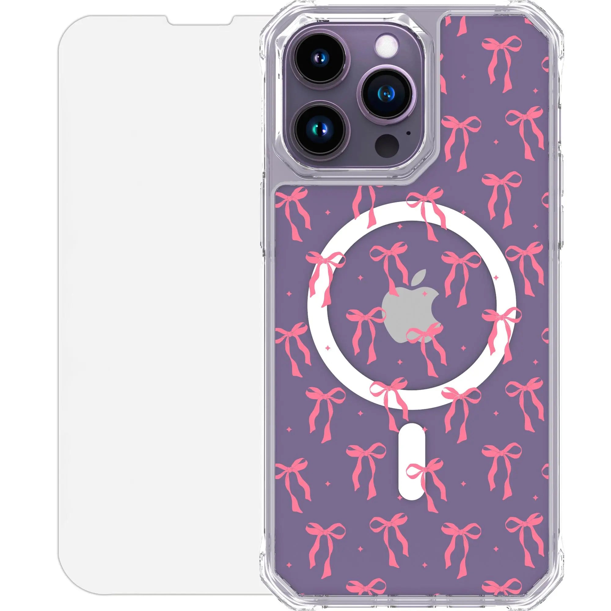 Scooch-MagCase for iPhone 14 Pro Max-Pink-Bows