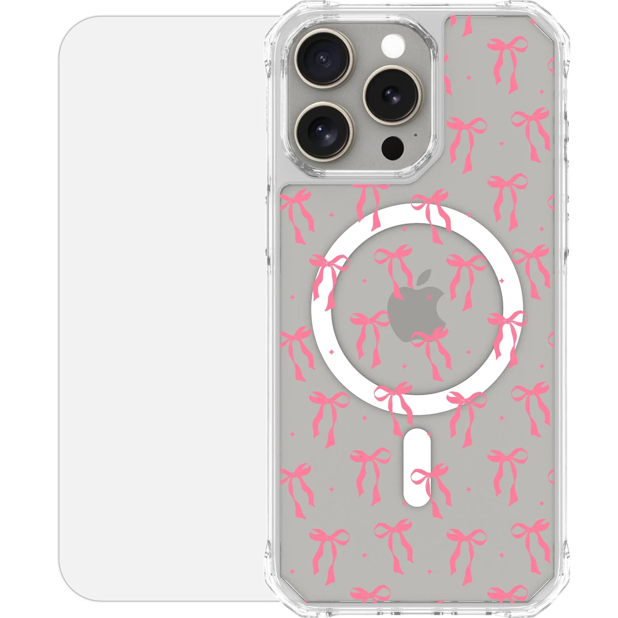 Scooch-MagCase for iPhone 15 Pro Max-Pink-Bows