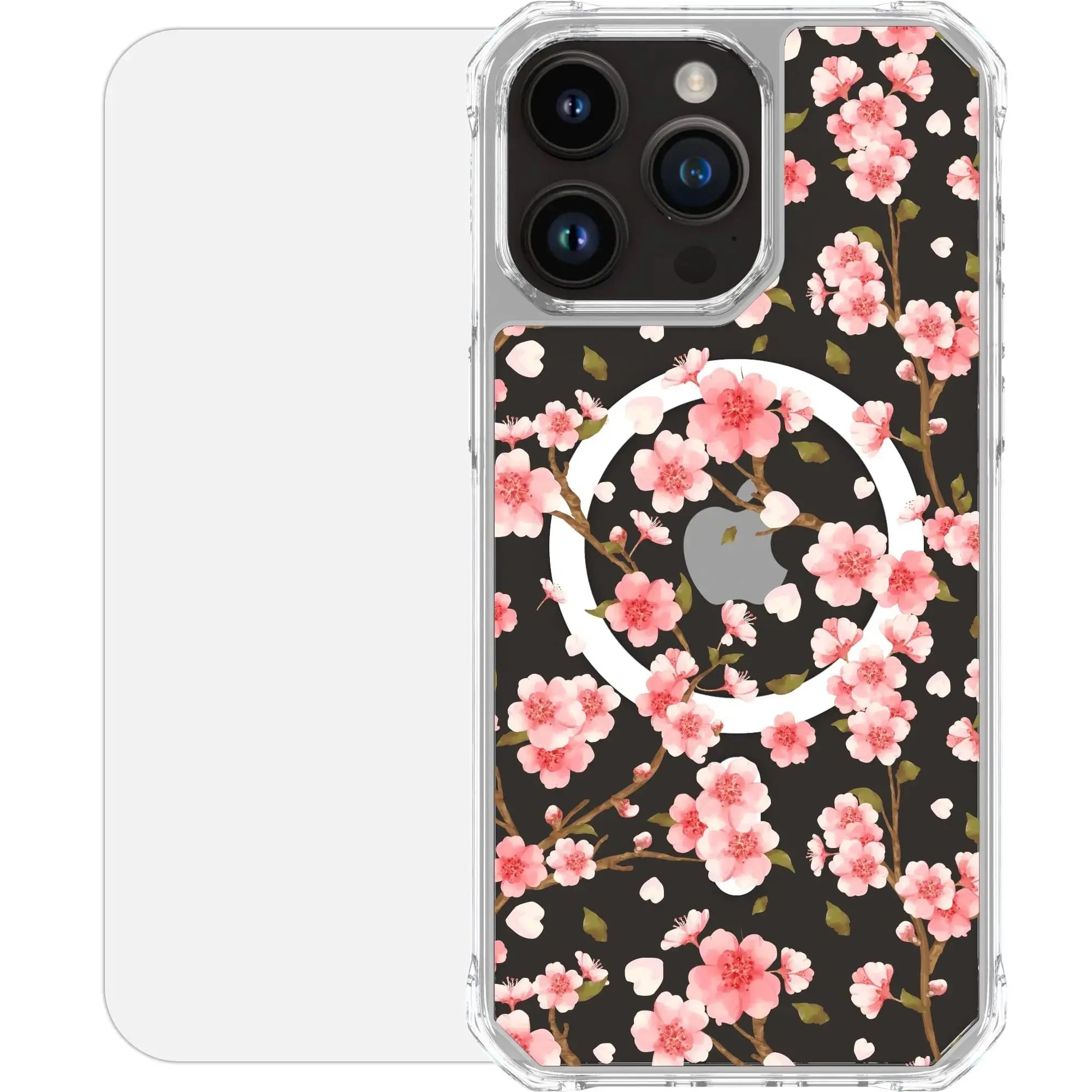 Scooch-MagCase for iPhone 15 Pro Max-Pink Cherry Blossoms