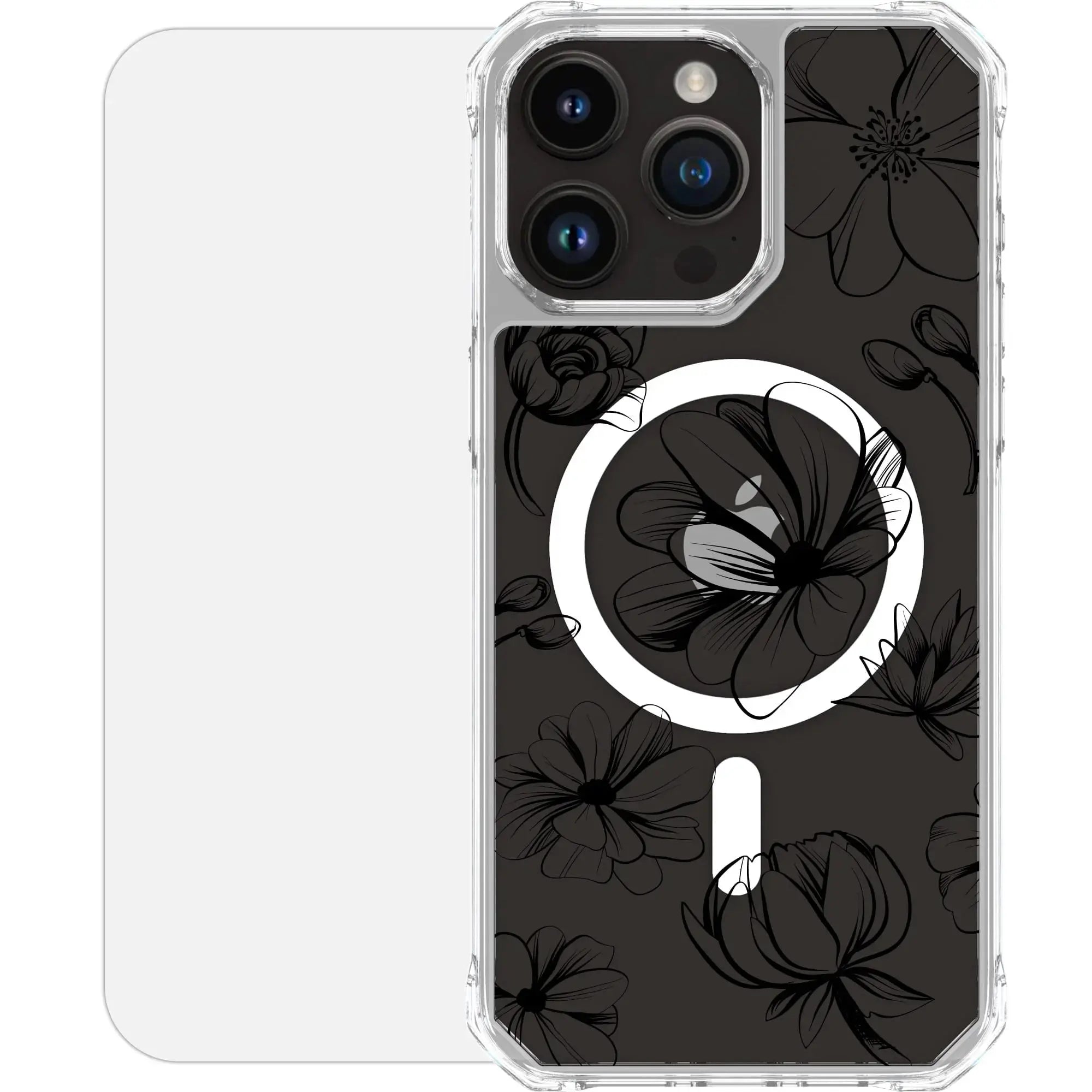 Scooch-MagCase for iPhone 15 Pro Max-Vintage Flowers