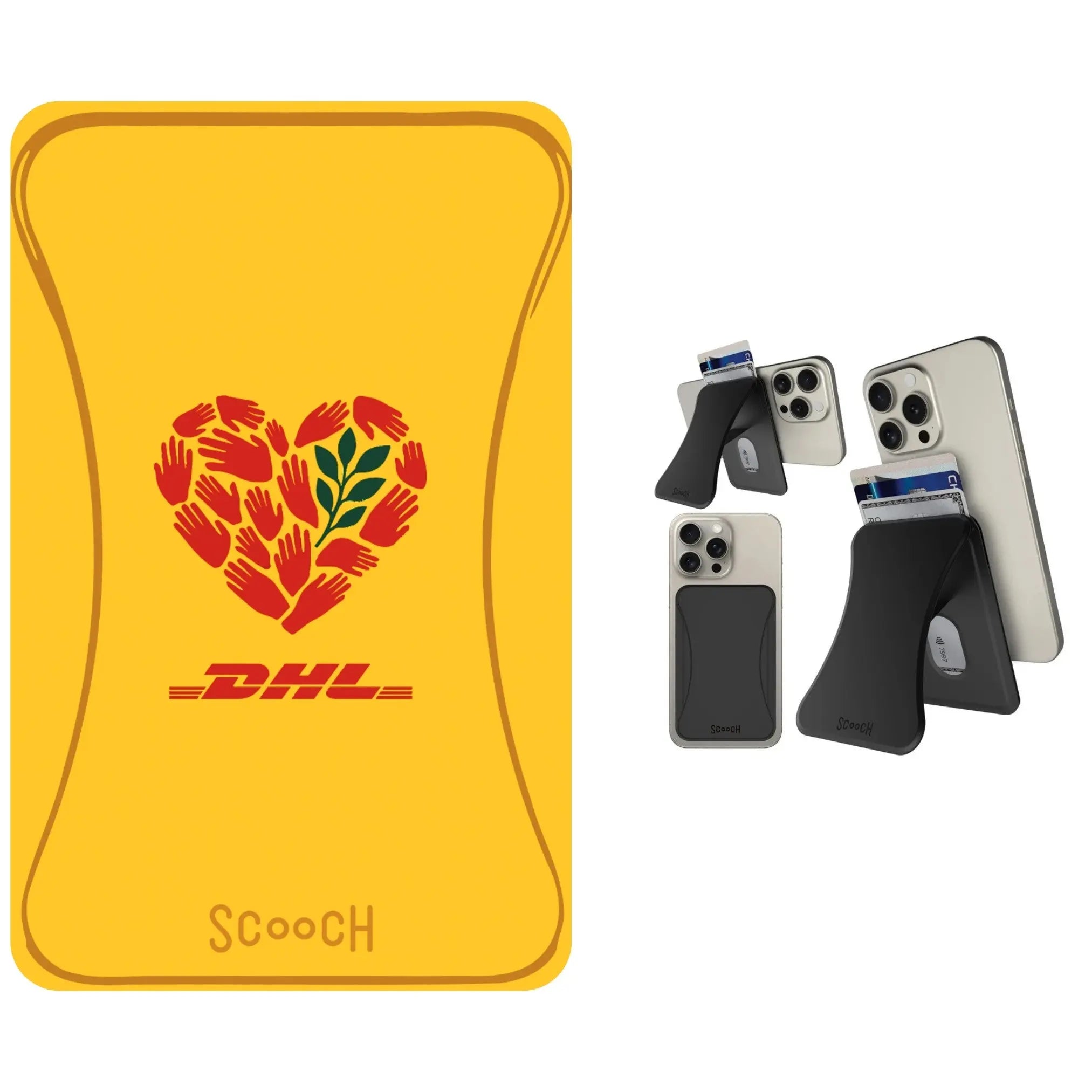 Scooch-MagWallet 2.0 for MagSafe - Wallet, Grip, and Kickstand (DHL Cares Designs)-DHL Cares