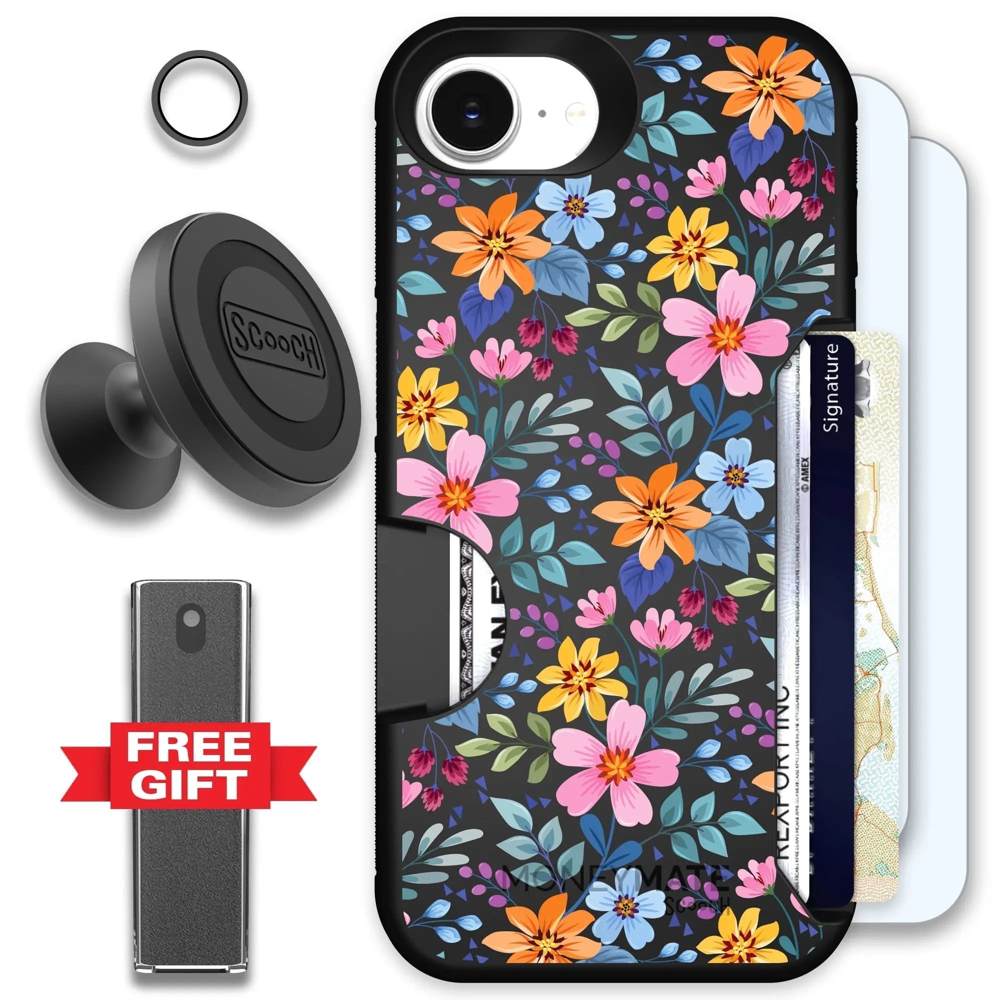 Scooch-Moneymate Defender Bundle for iPhone 17e-Full-Bloom