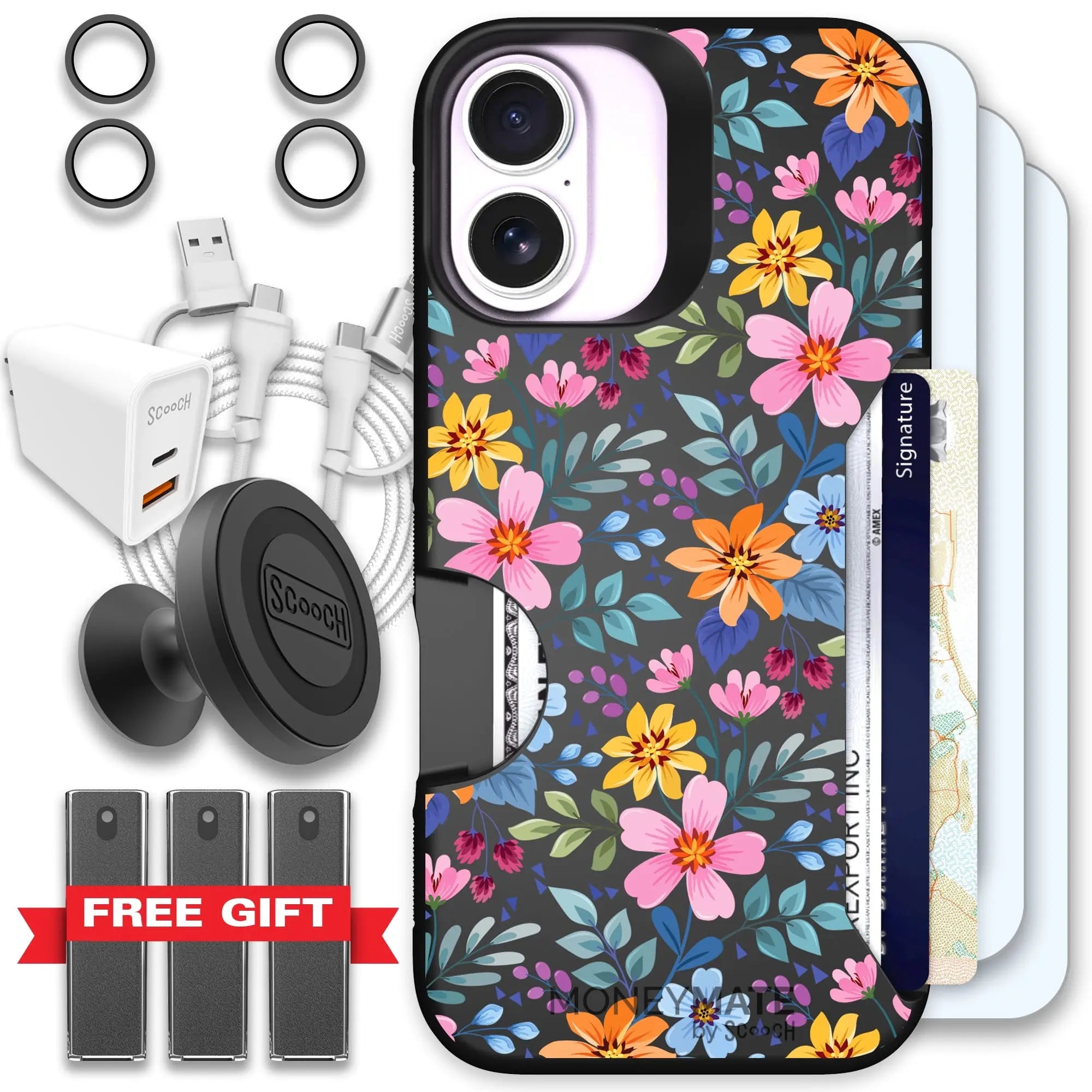 Scooch-Moneymate Ultimate Bundle for iPhone 17-Full Bloom