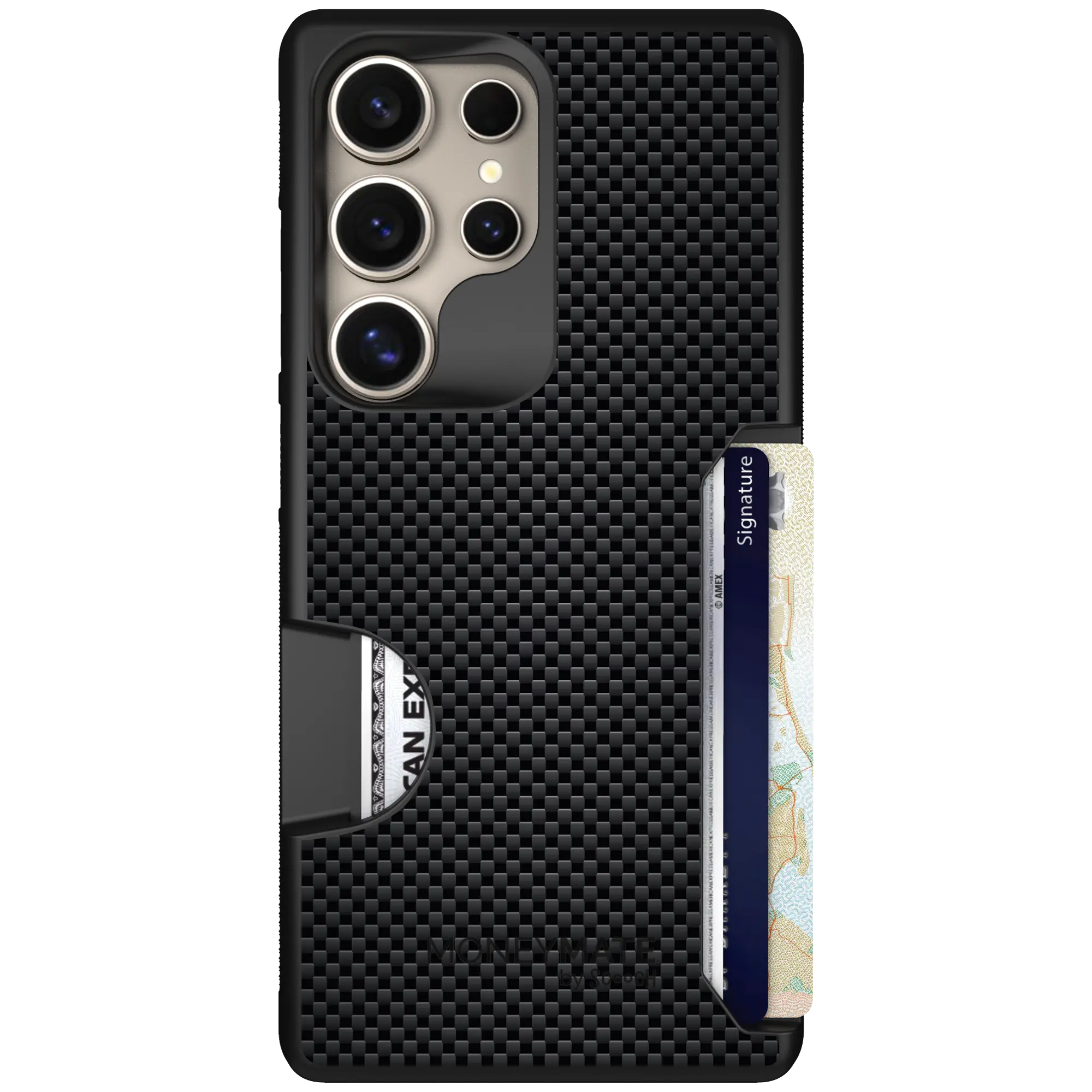 Scooch-Moneymate for Samsung Galaxy S25 Ultra-Carbon-Fiber