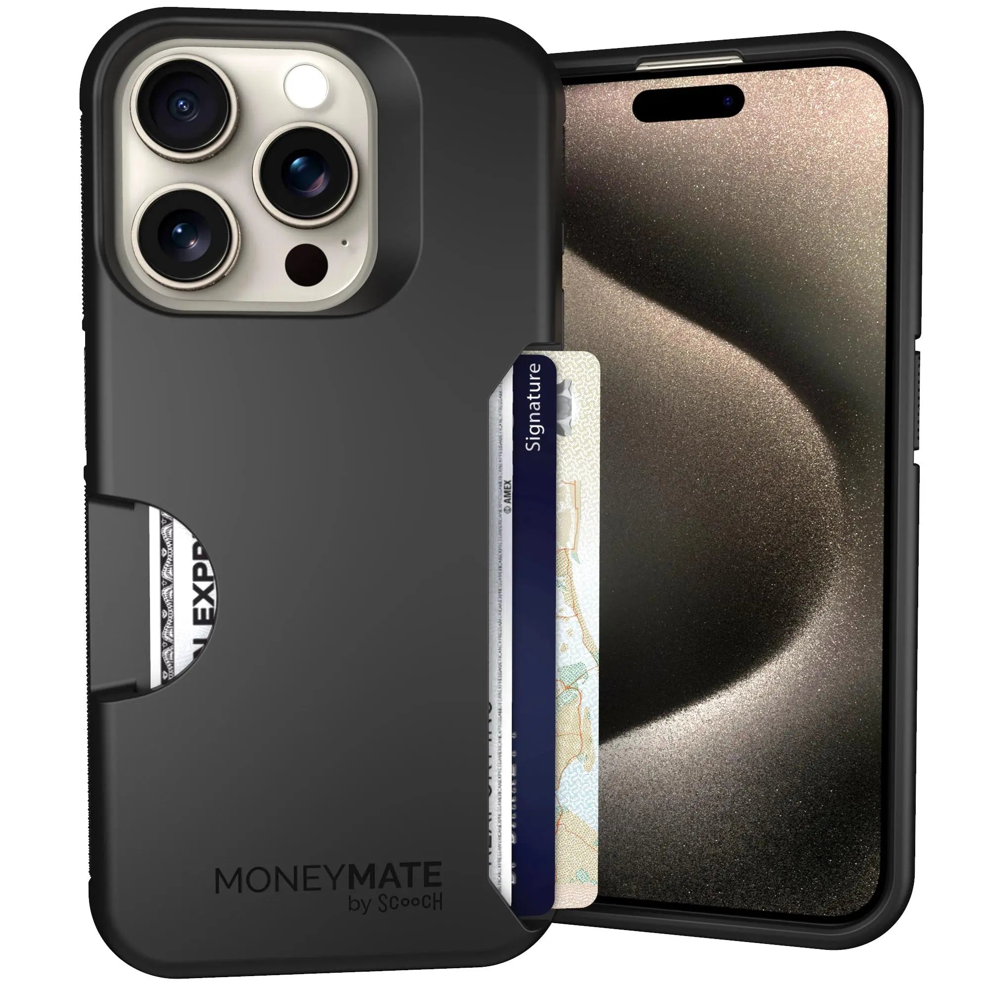 Scooch-Moneymate for iPhone 15 Pro-Black