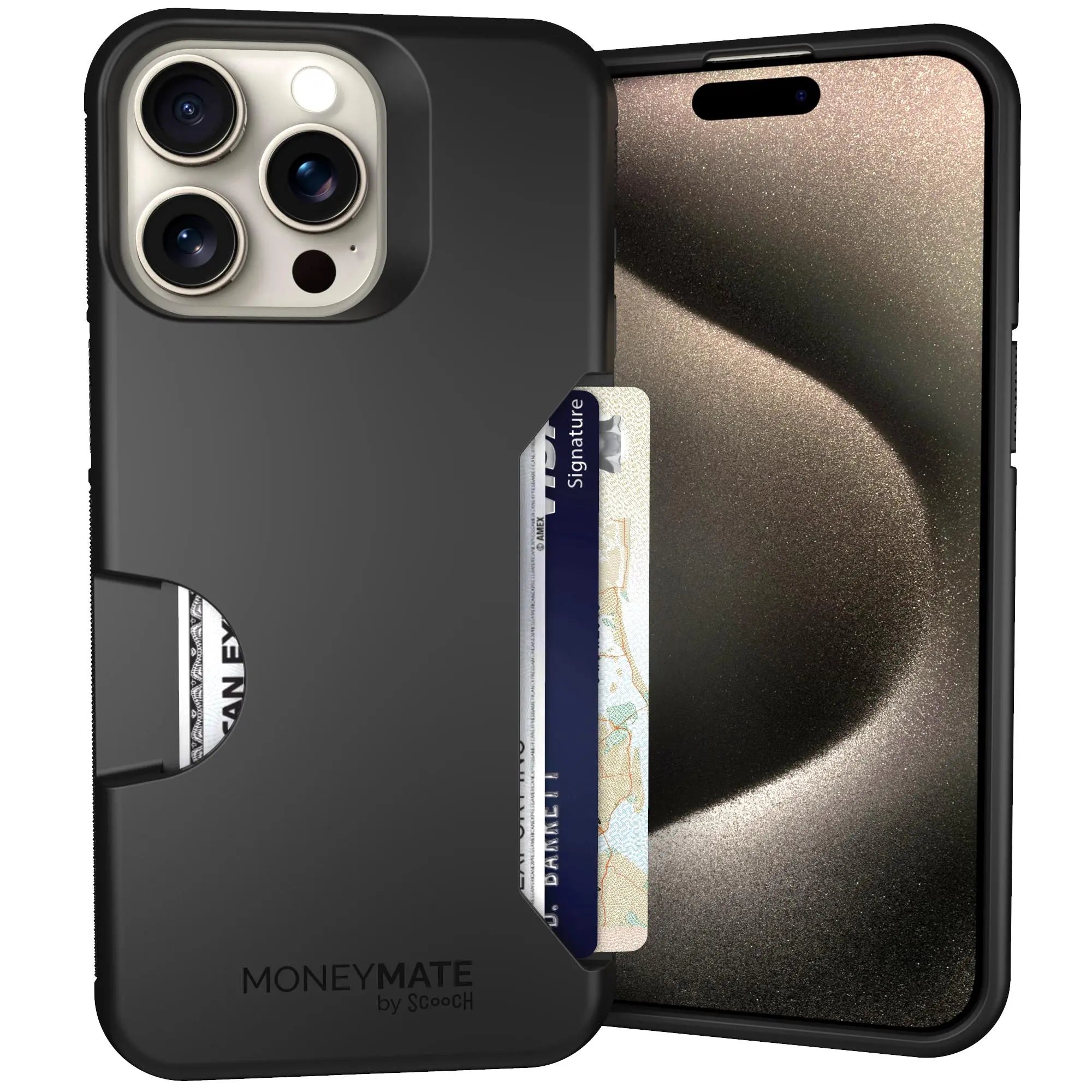 Scooch-Moneymate for iPhone 15 Pro Max-Black