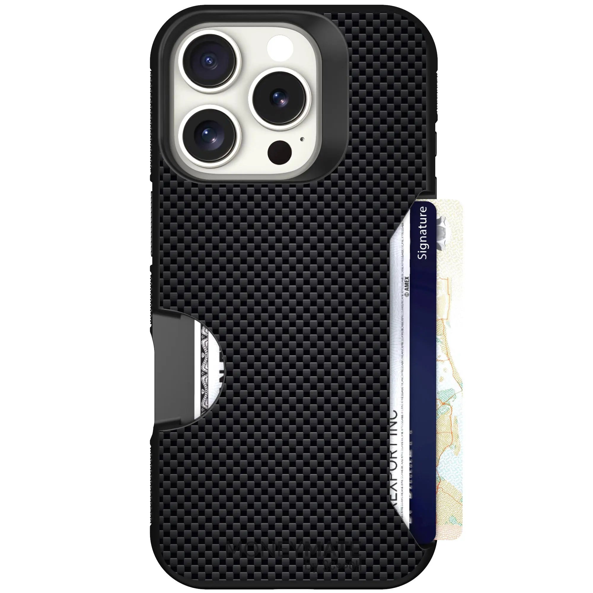 Scooch-Moneymate for iPhone 16 Pro-Carbon-Fiber