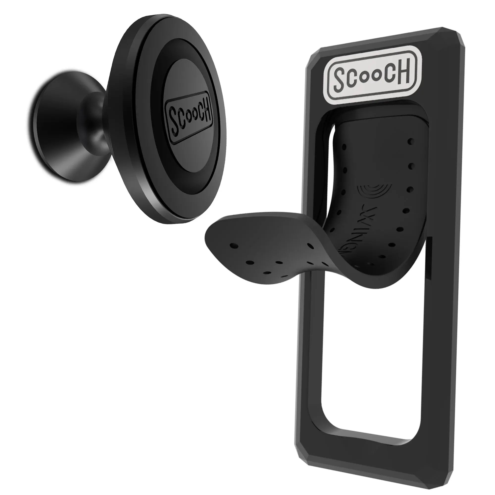 Scooch-Wingback - Pop Out Kickstand & Grip for Any Phone Case-With-Wingmount-Save-15-Black