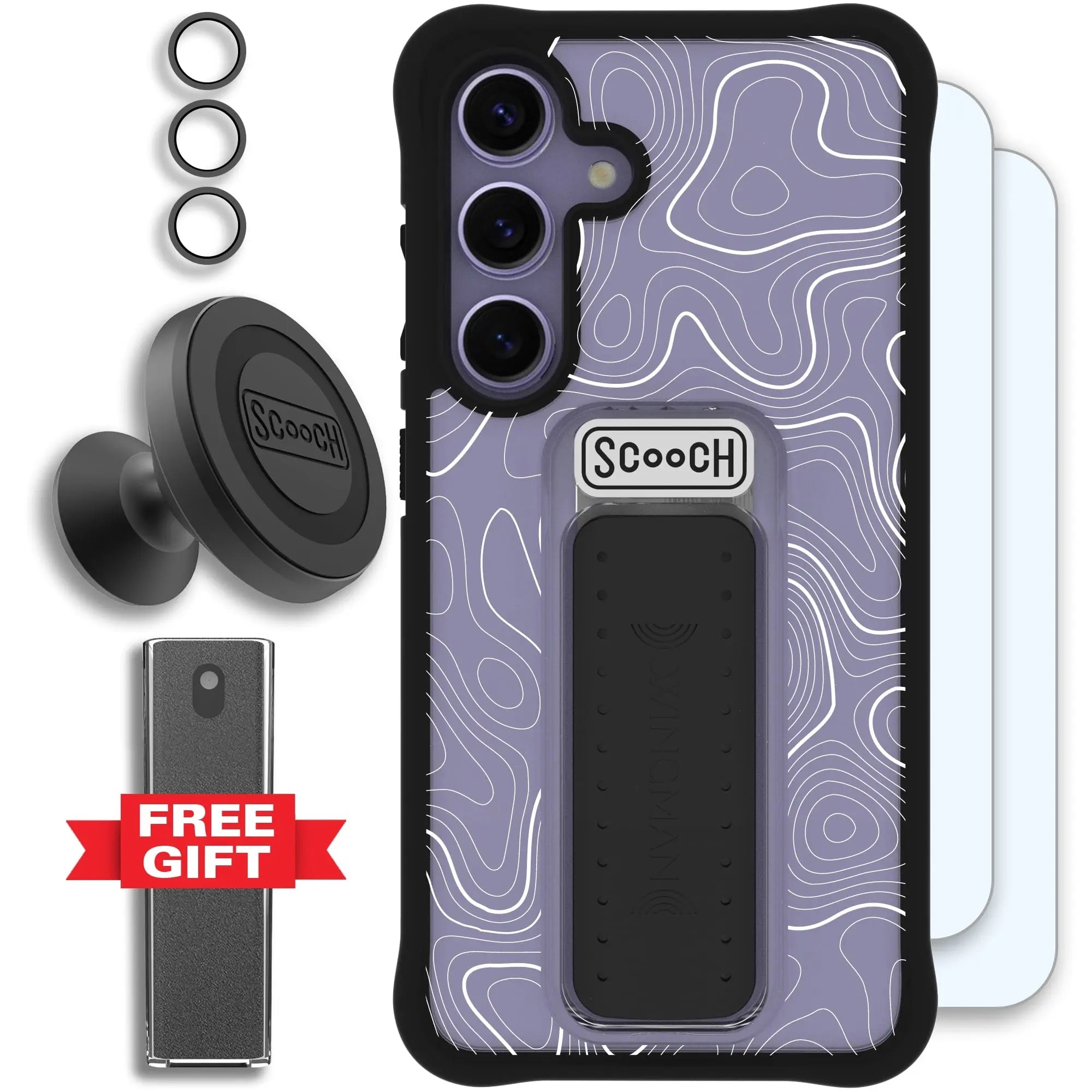 Scooch-Wingman Defender Bundle for Samsung Galaxy S24-Topography