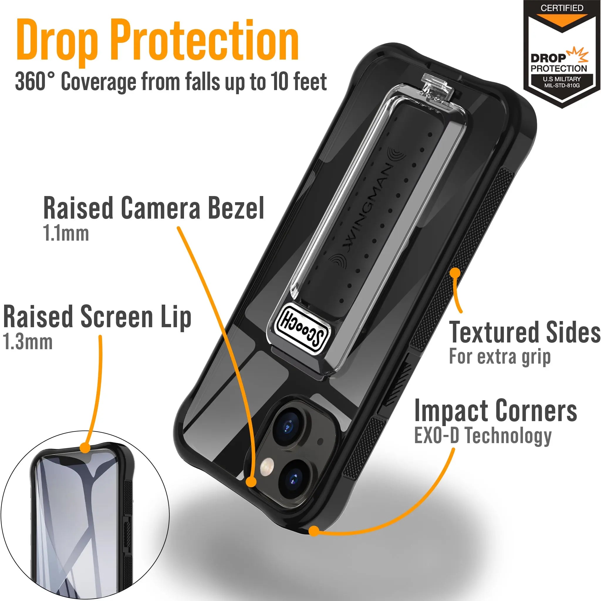 Scooch-Wingman Defender Bundle for iPhone 13-