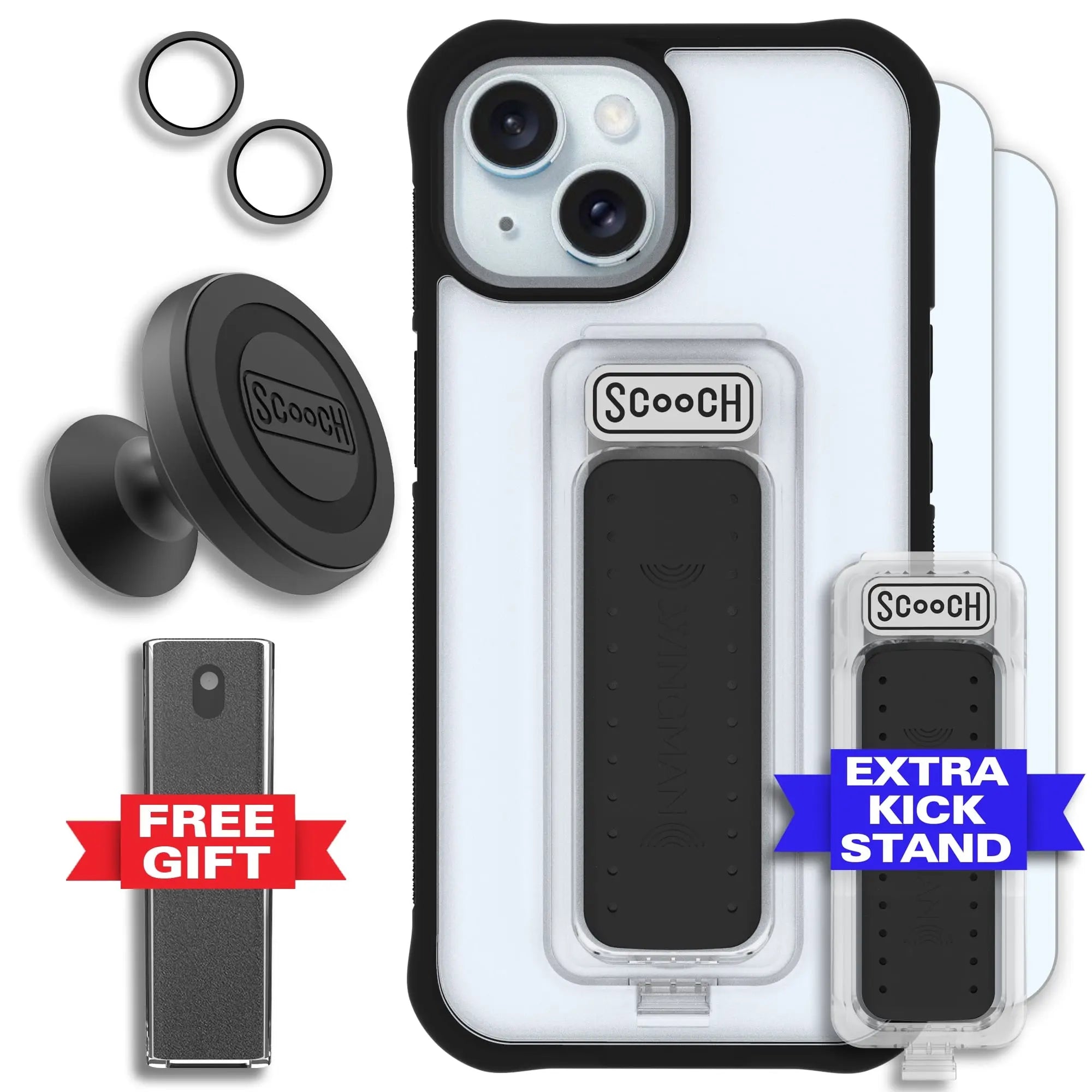 Scooch-Wingman Defender Bundle for iPhone 15-