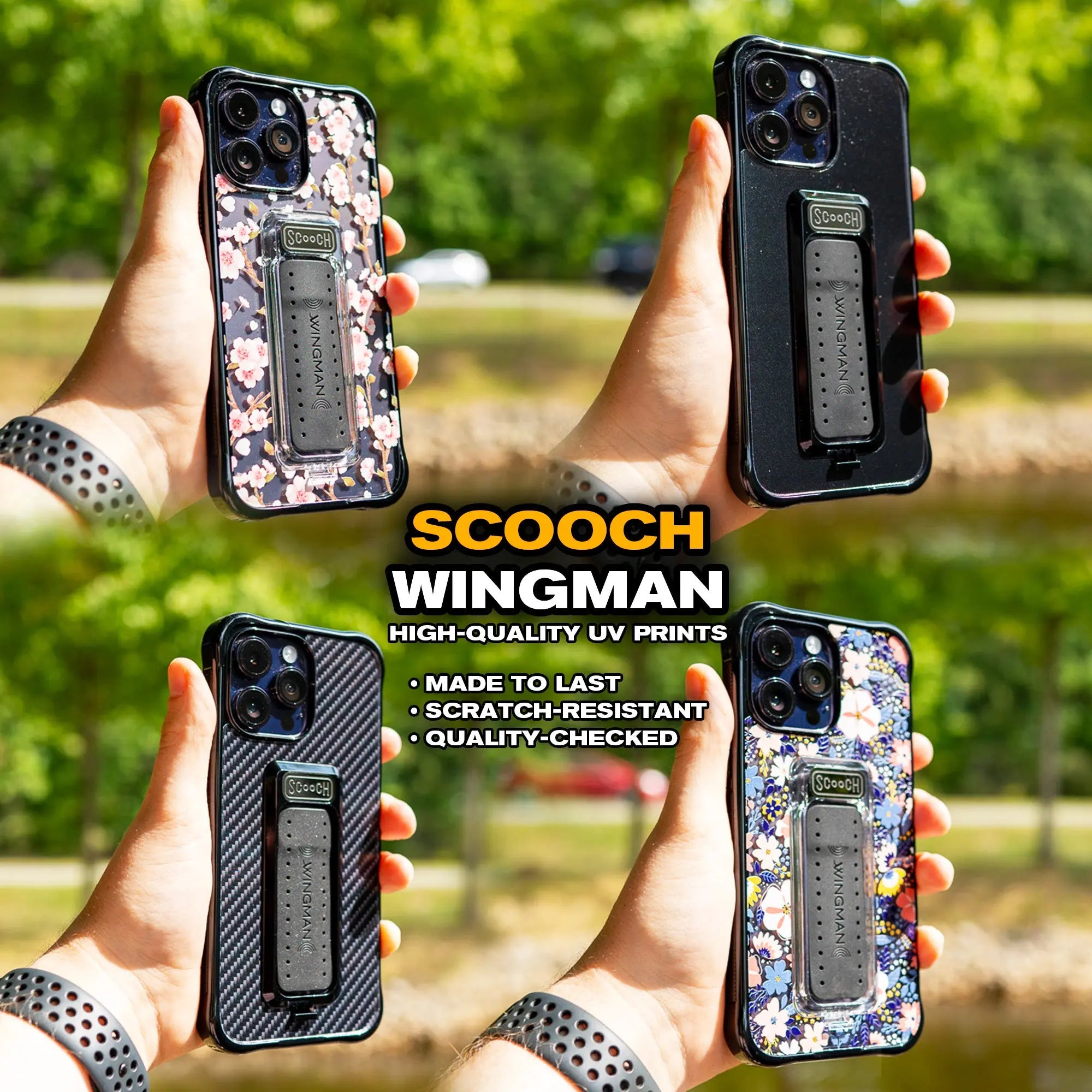 Scooch-Wingman Defender Bundle for iPhone 15 Pro Max-