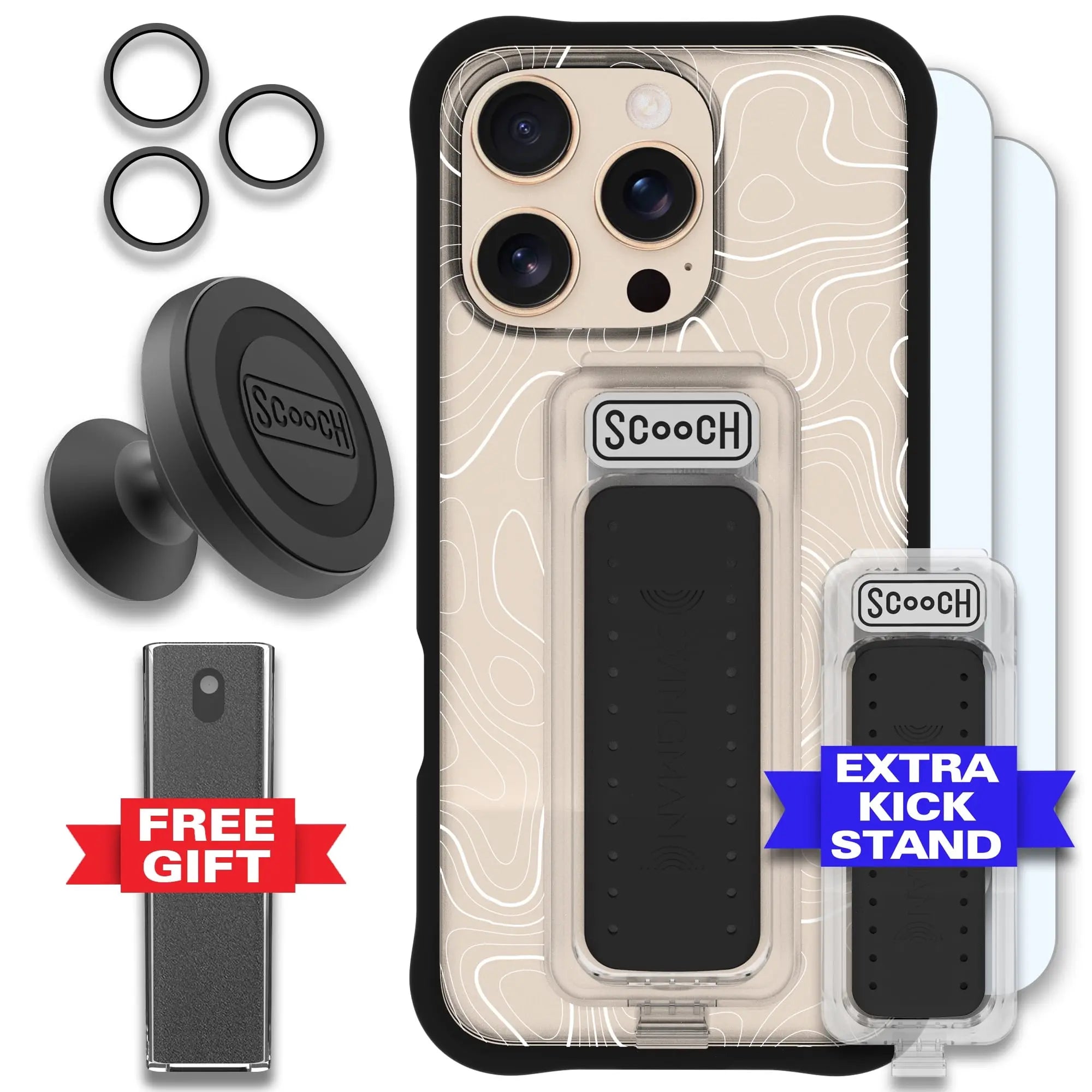 Scooch-Wingman Defender Bundle for iPhone 16 Pro-