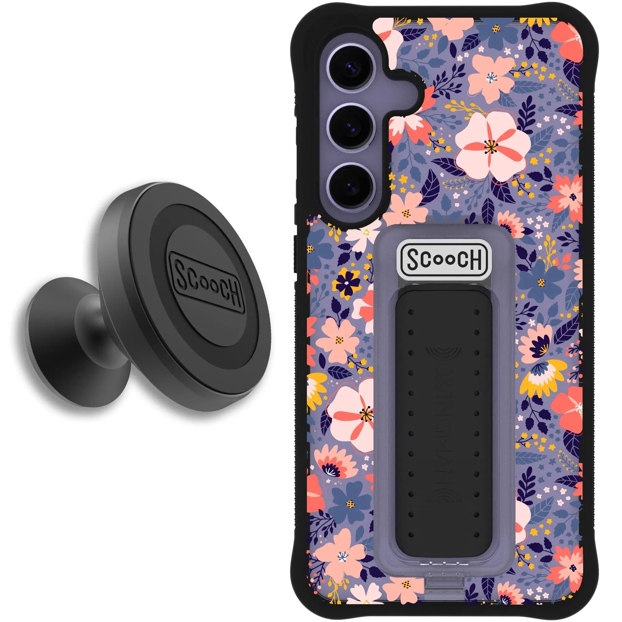 Scooch-Wingman Starter Bundle for Galaxy S24+-Wildflowers