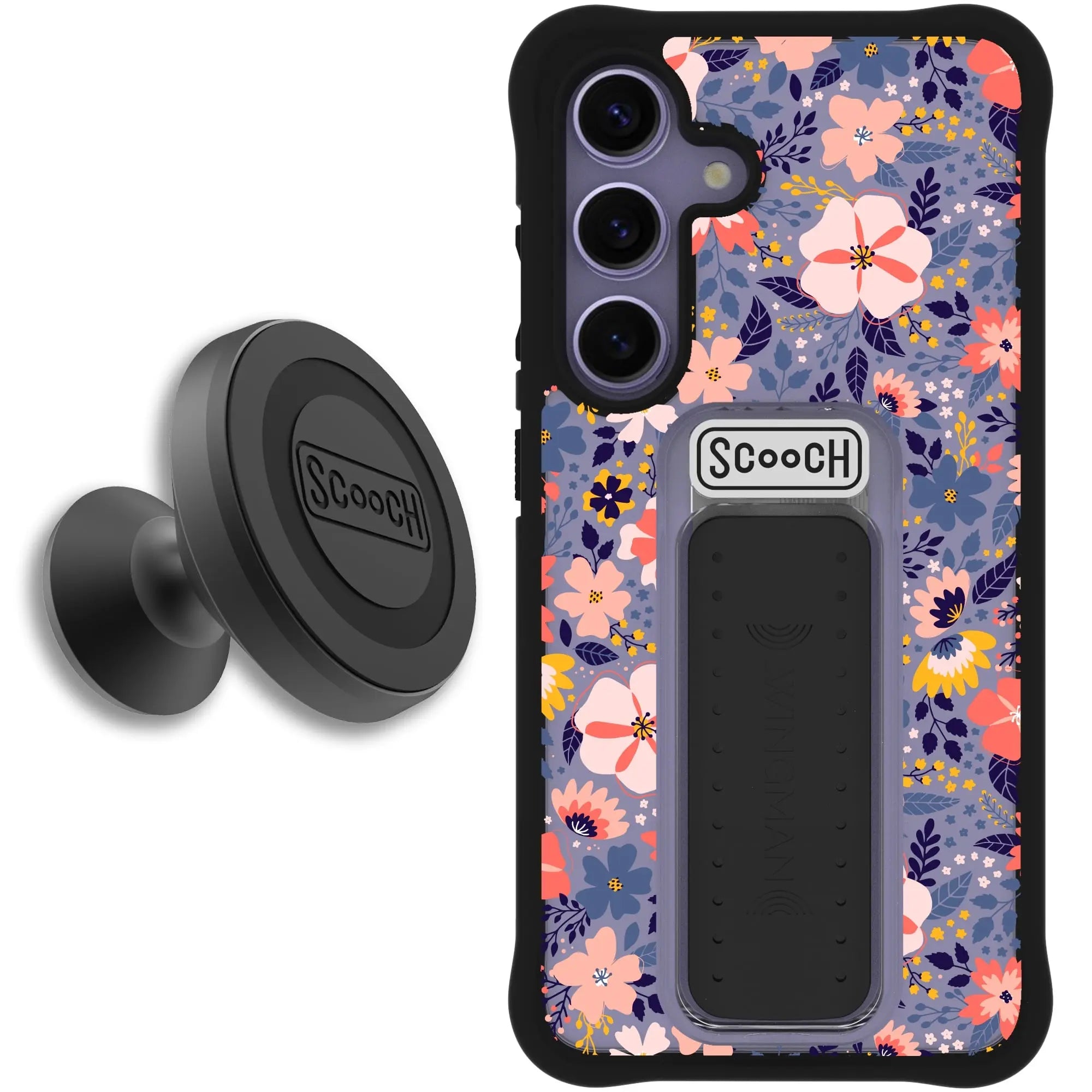 Scooch-Wingman Starter Bundle for Samsung Galaxy S24-Wildflowers