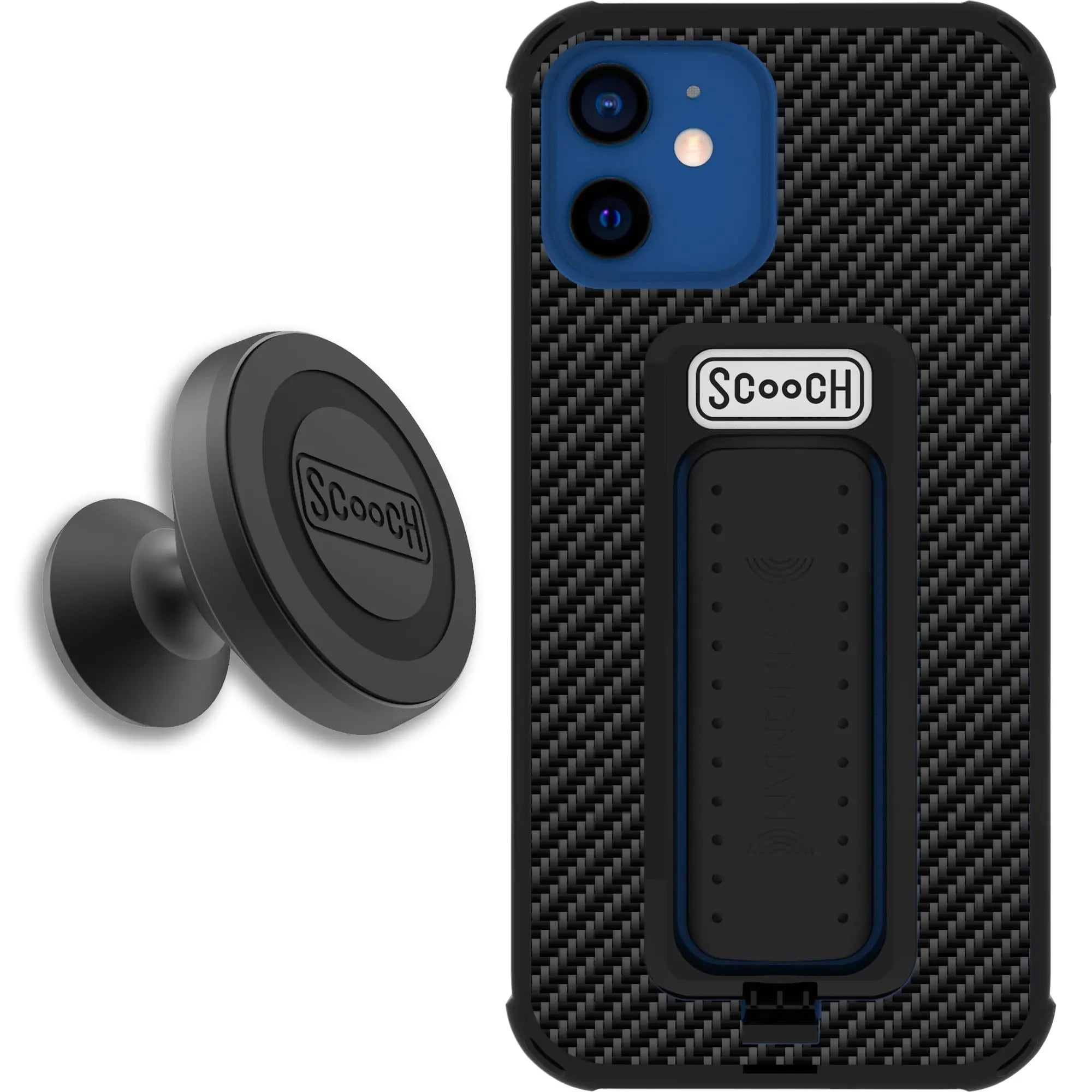 Scooch-Wingman Starter Bundle for iPhone 12-Carbon-Fiber