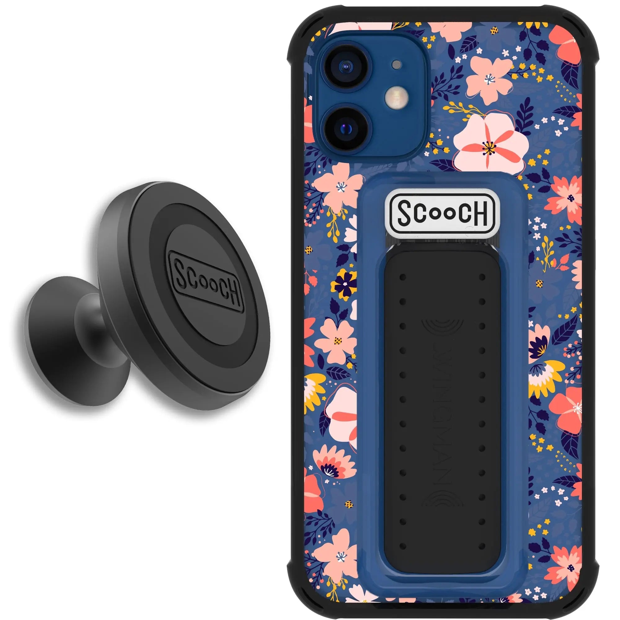 Scooch-Wingman Starter Bundle for iPhone 12 Mini-Wildflowers