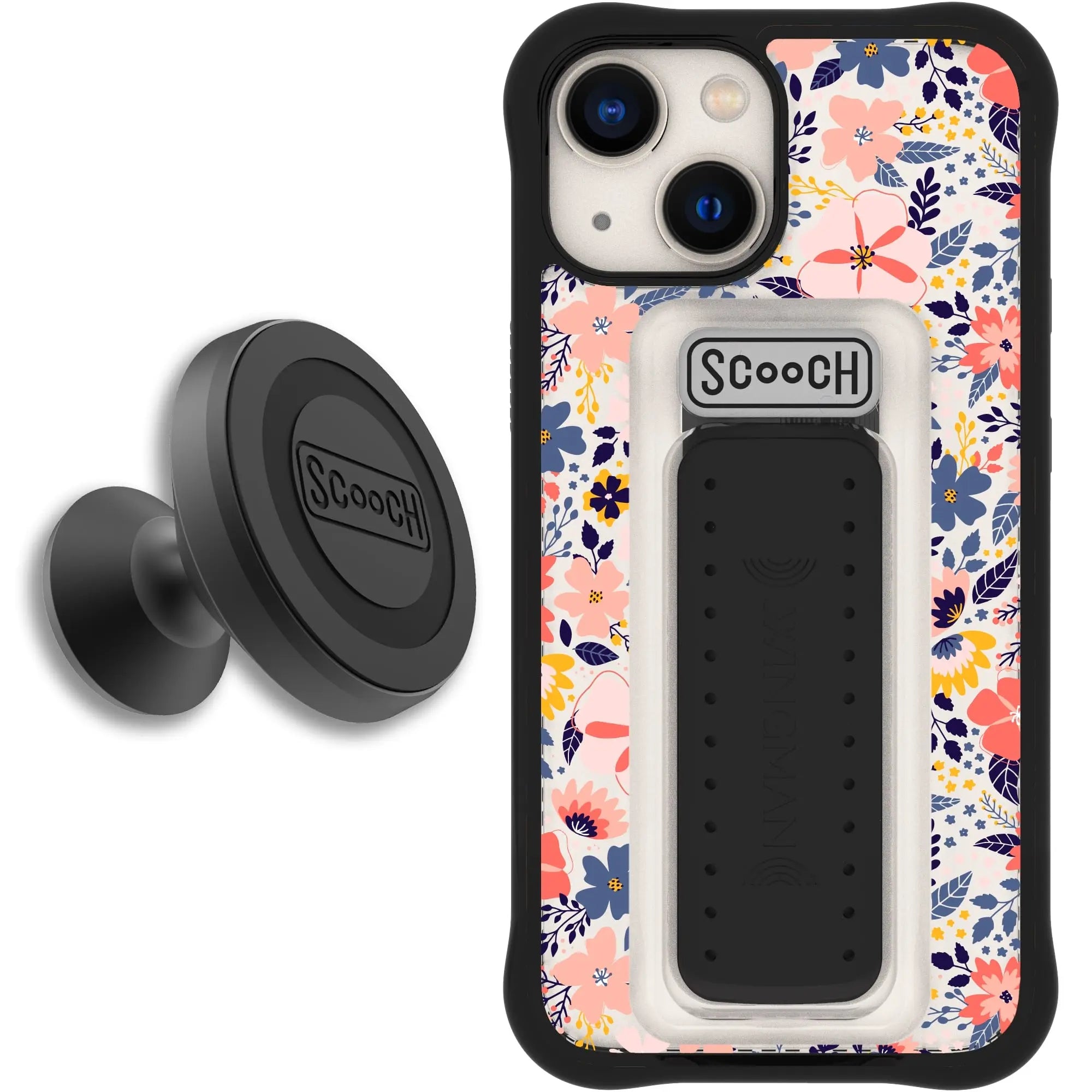 Scooch-Wingman Starter Bundle for iPhone 13 Mini-Wildflowers