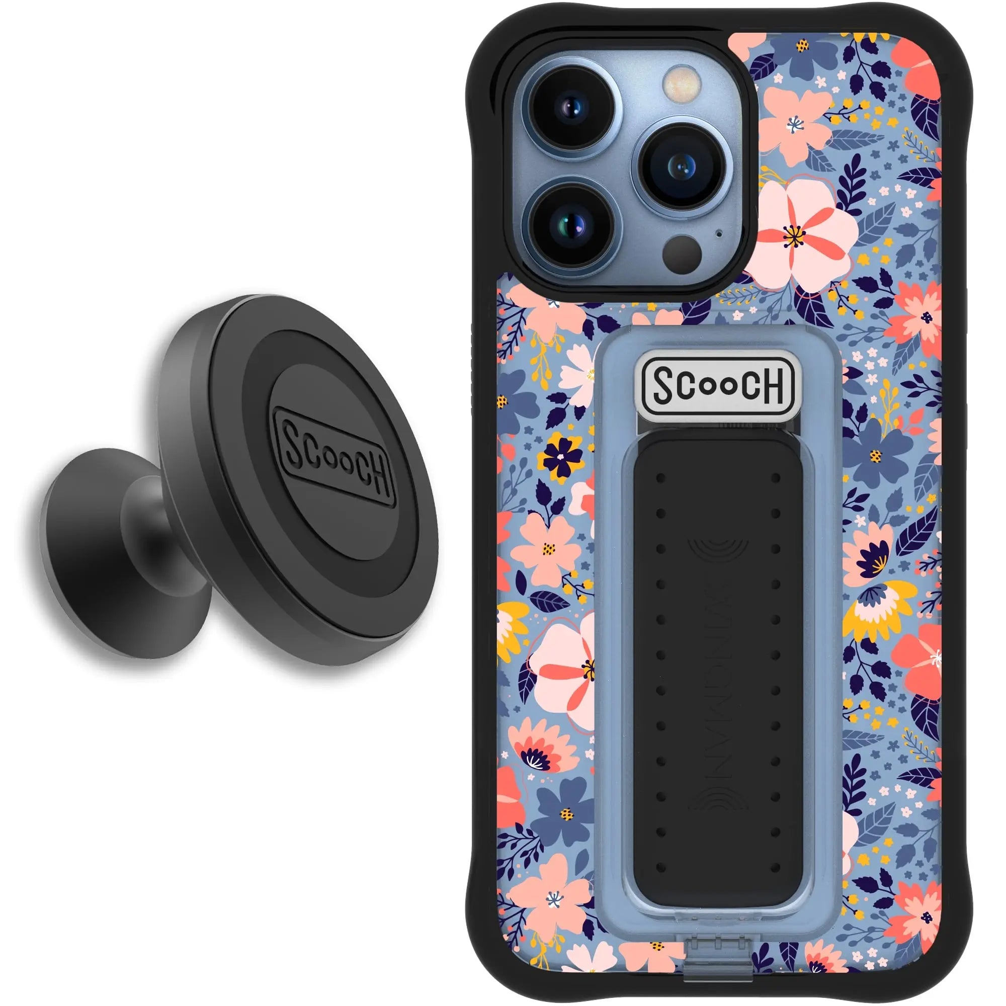 Scooch-Wingman Starter Bundle for iPhone 13 Pro-Wildflowers