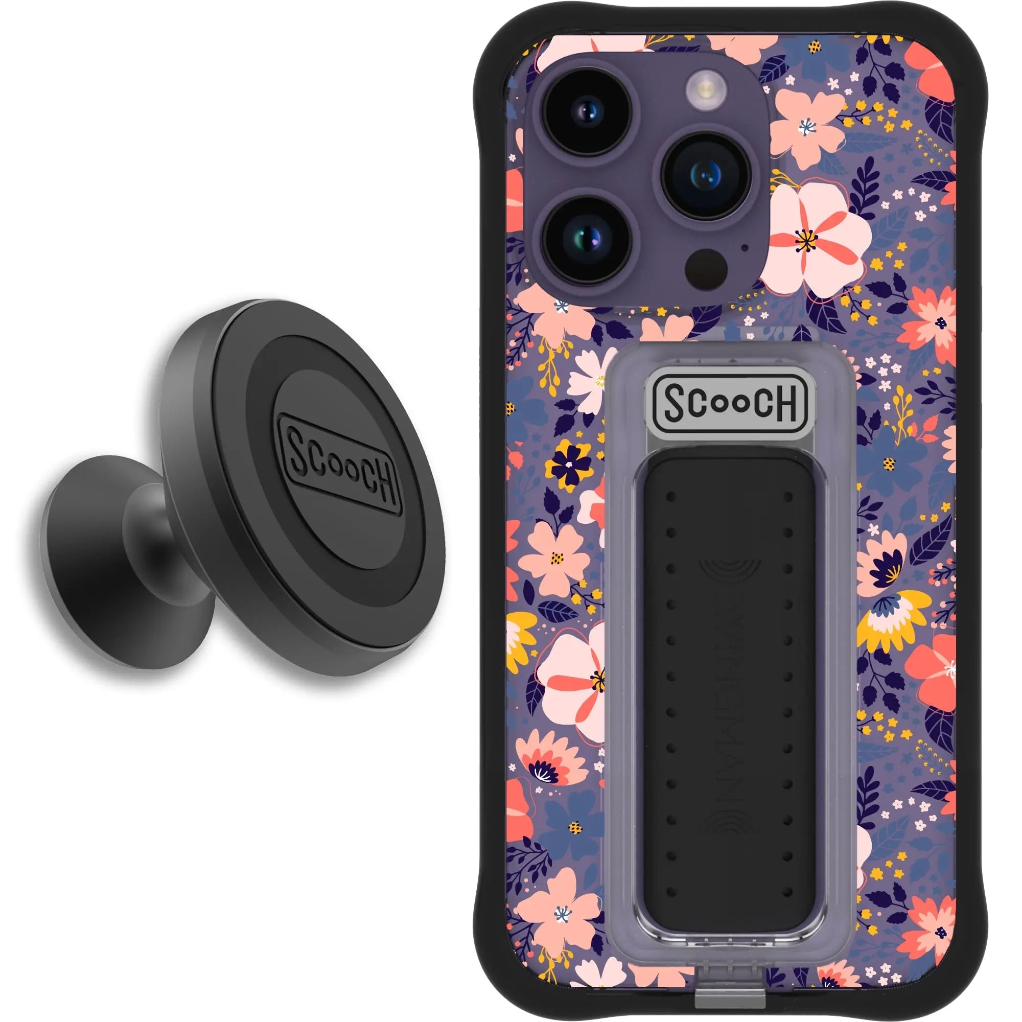 Scooch-Wingman Starter Bundle for iPhone 14 Pro-Wildflowers