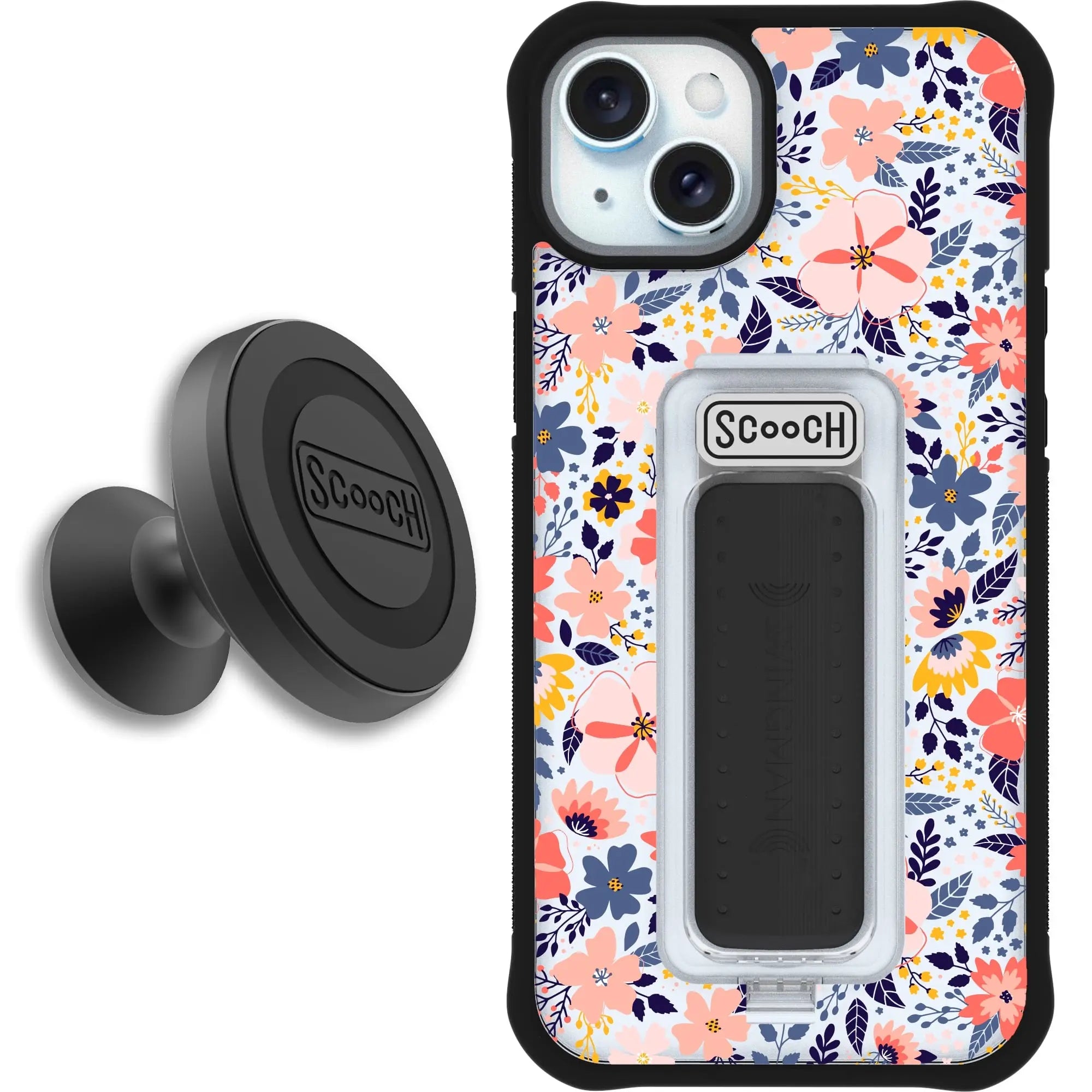 Scooch-Wingman Starter Bundle for iPhone 15 Plus-Wildflowers