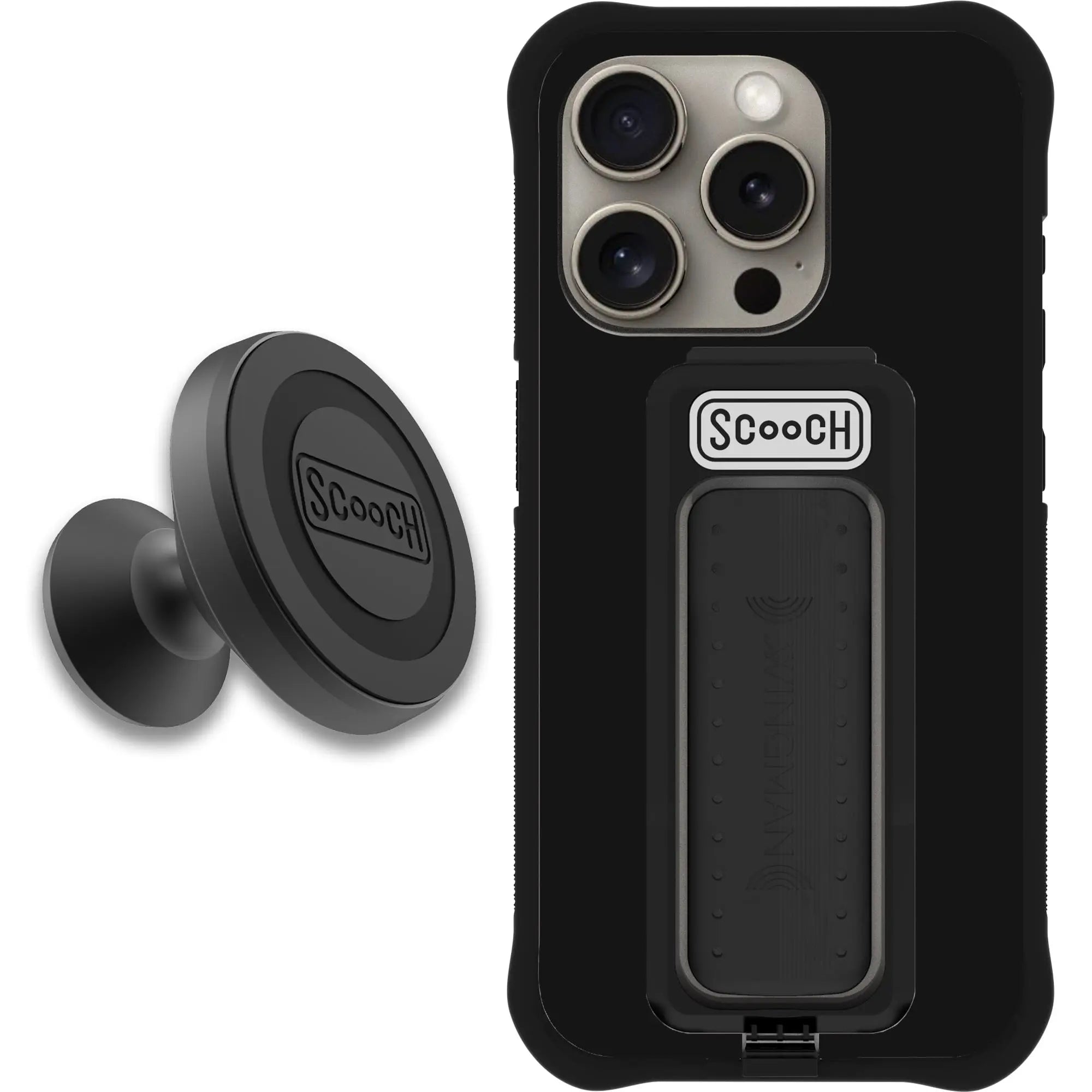 Scooch-Wingman Starter Bundle for iPhone 15 Pro-Black