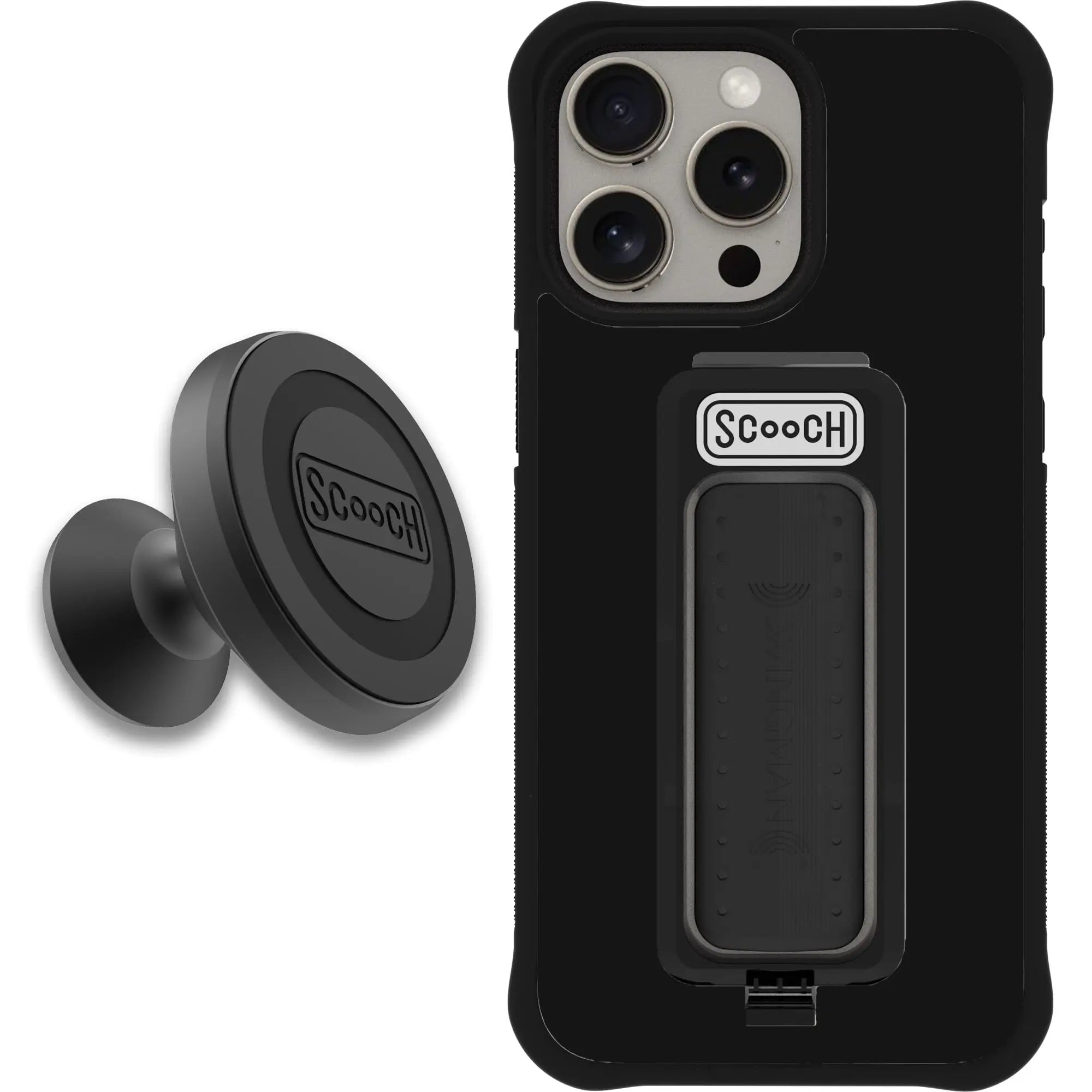 Scooch-Wingman Starter Bundle for iPhone 15 Pro Max-Black