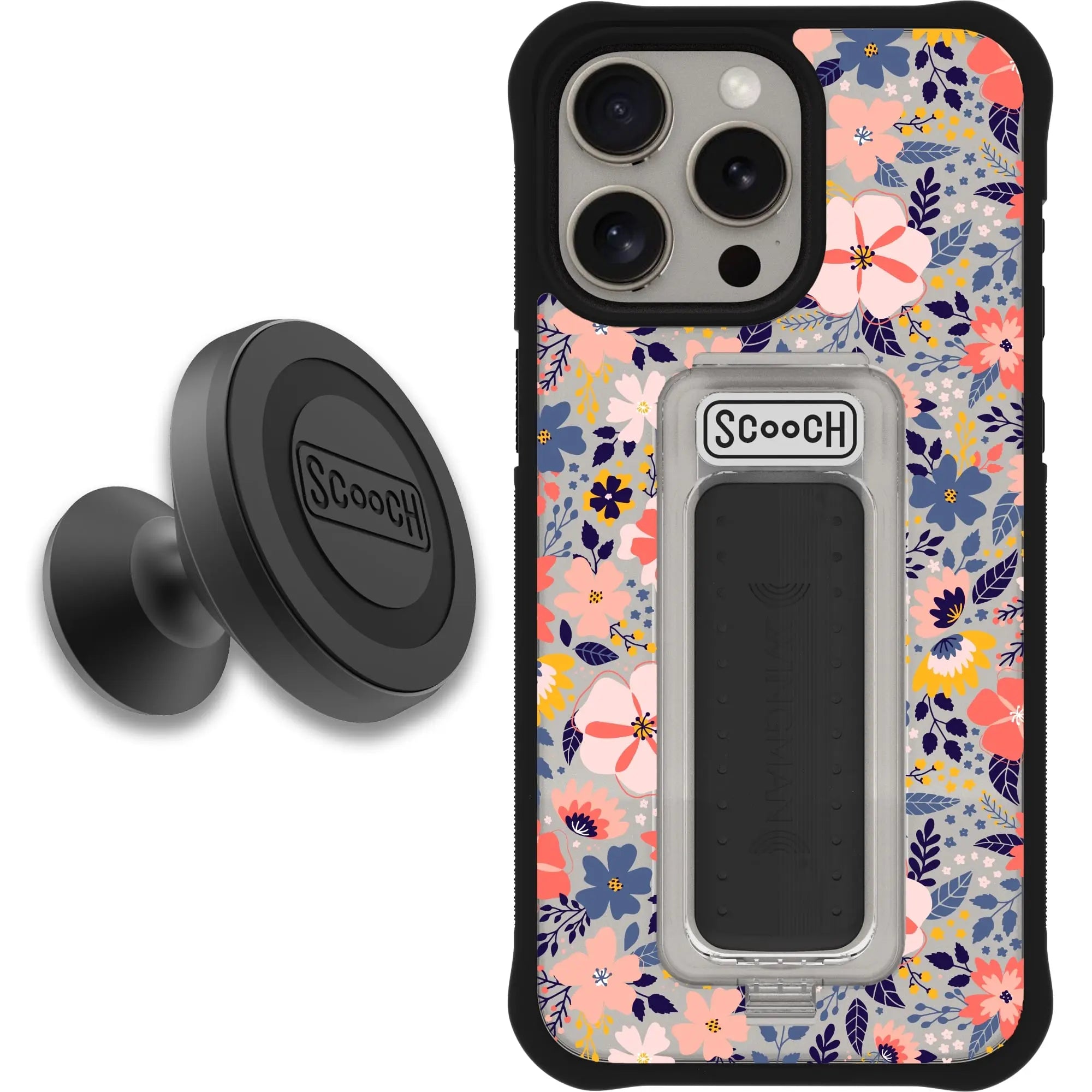 Scooch-Wingman Starter Bundle for iPhone 15 Pro Max-Wildflowers