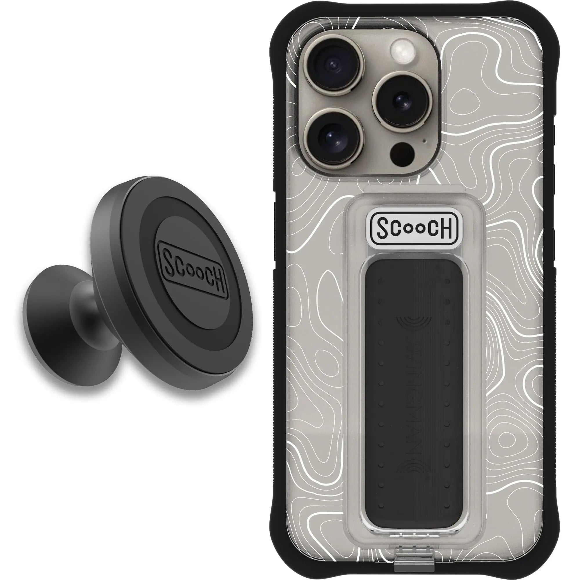 Scooch-Wingman Starter Bundle for iPhone 15 Pro-Topography