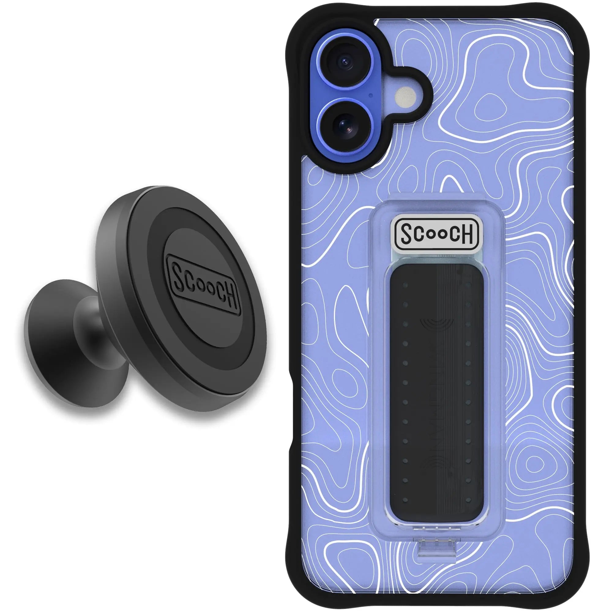 Scooch-Wingman Starter Bundle for iPhone 16 Plus-Topography