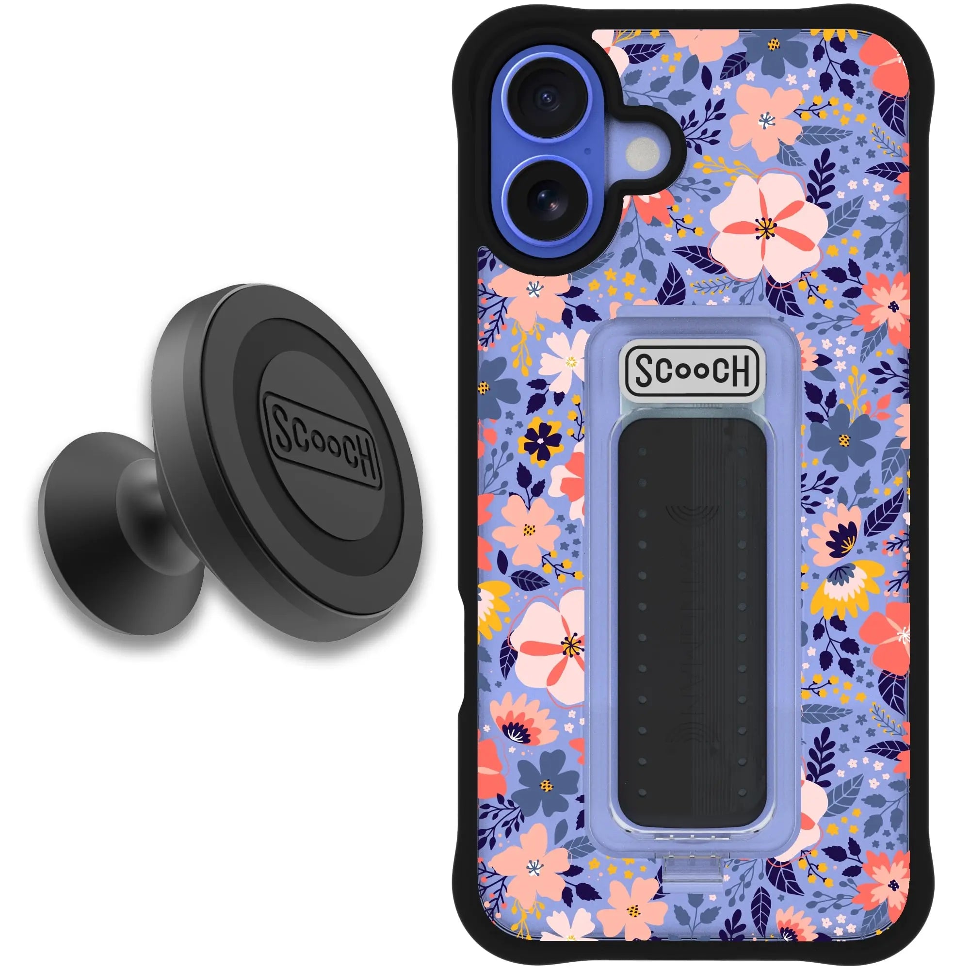 Scooch-Wingman Starter Bundle for iPhone 16 Plus-Wildflowers