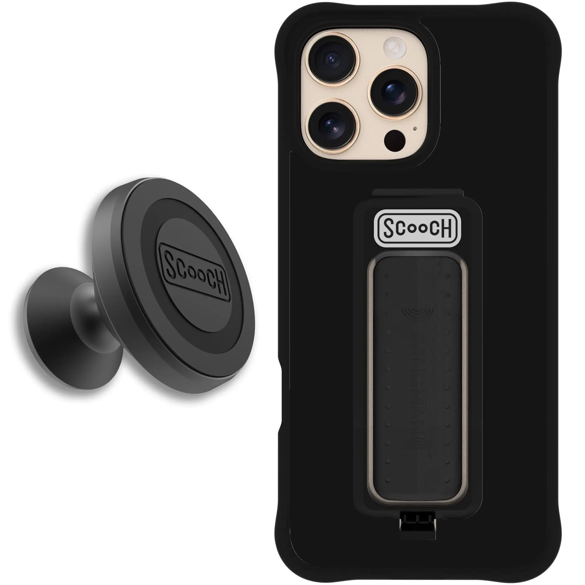 Scooch-Wingman Starter Bundle for iPhone 16 Pro Max-Black