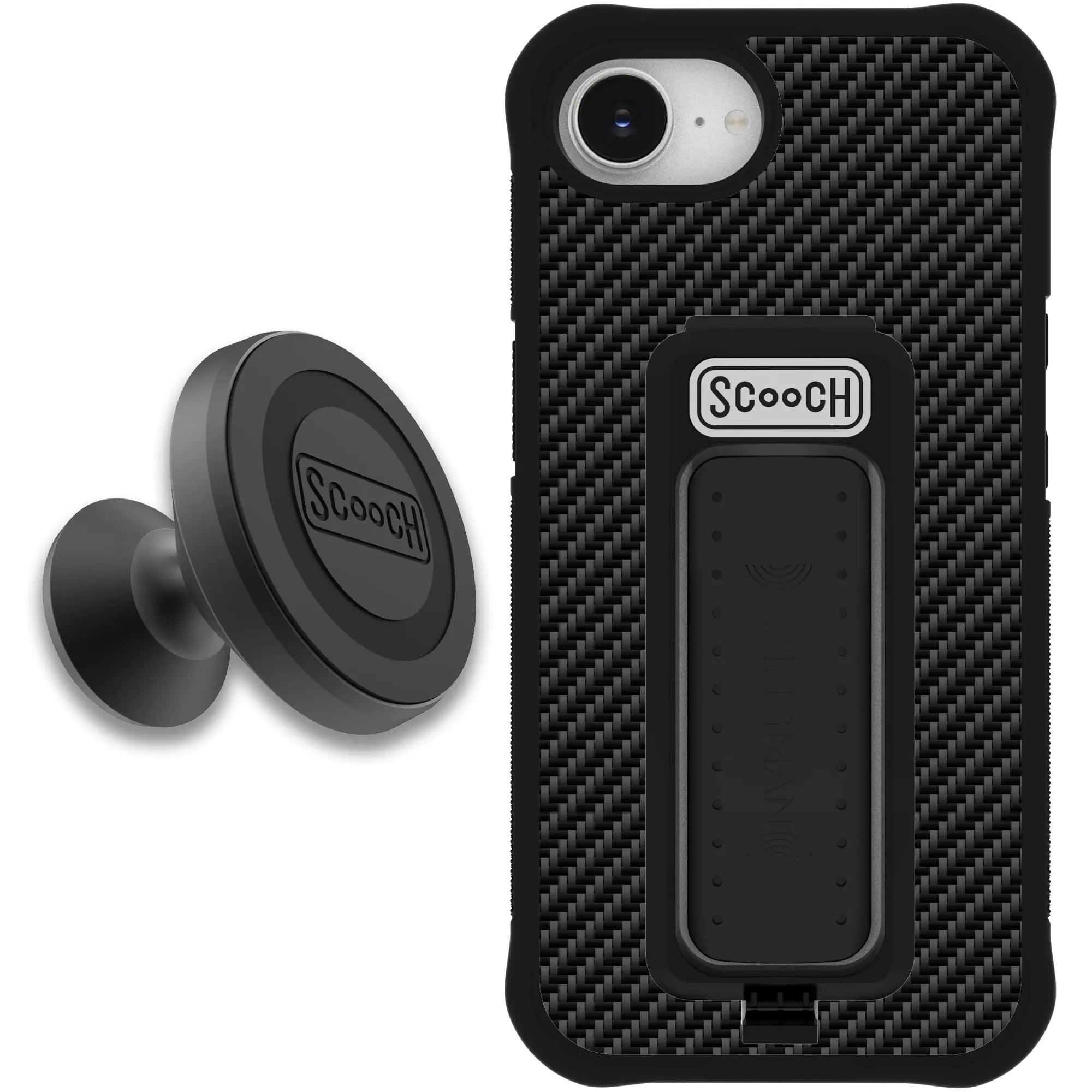 Scooch-Wingman Starter Bundle for iPhone 16e-Carbon-Fiber