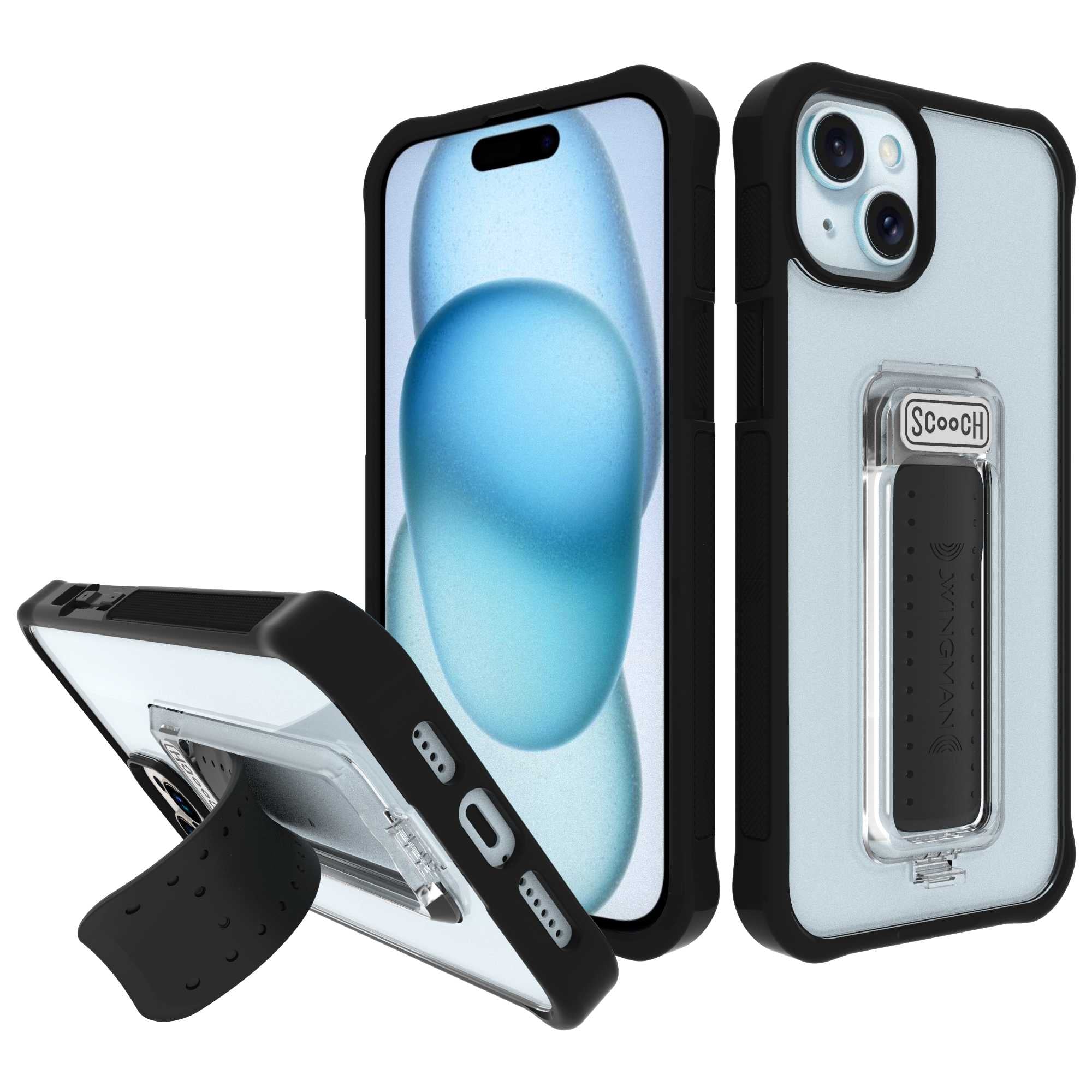 Wingman Tuxedo Clear iPhone 15 Plus Case Only