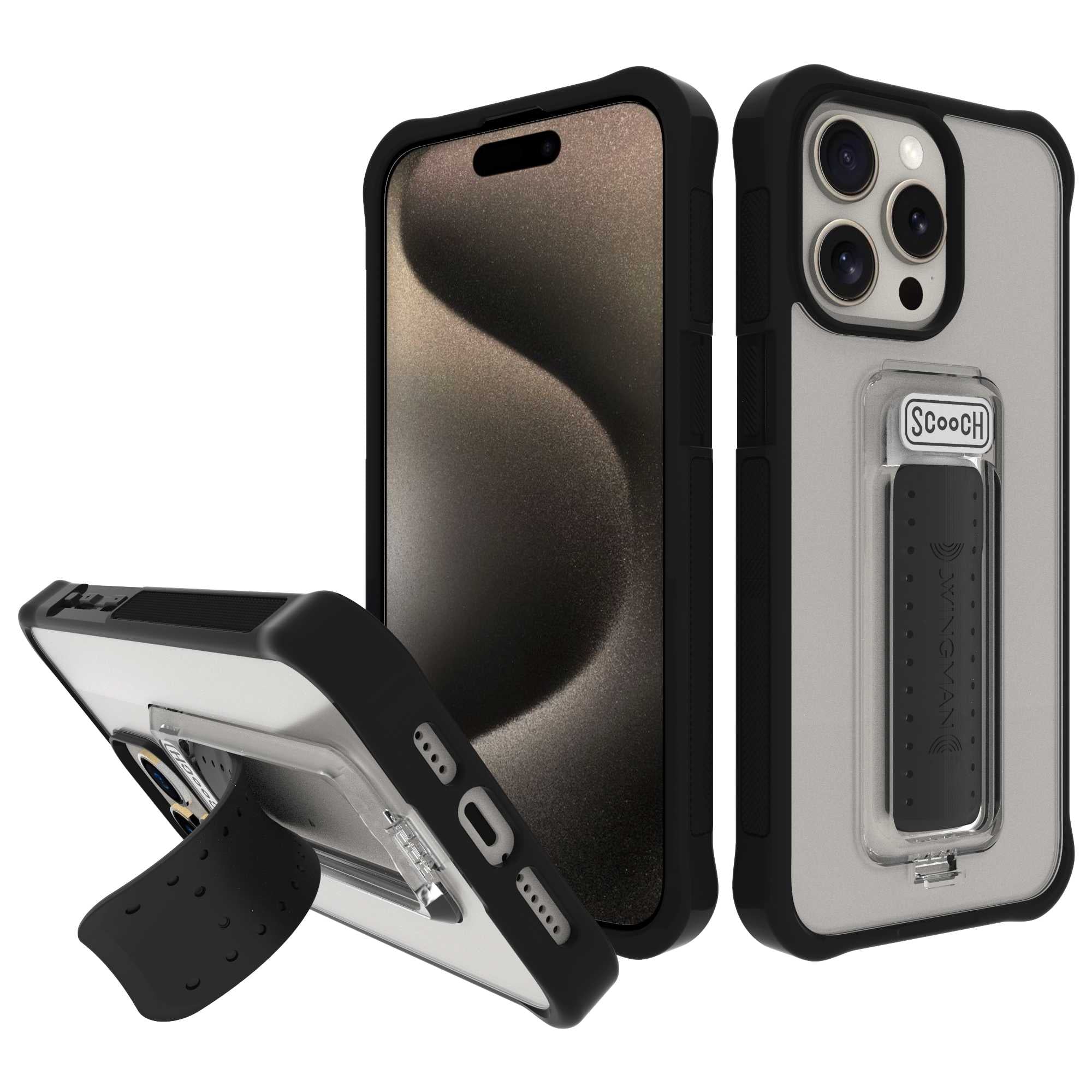 Wingman Tuxedo Clear iPhone 15 Pro Max Case Only