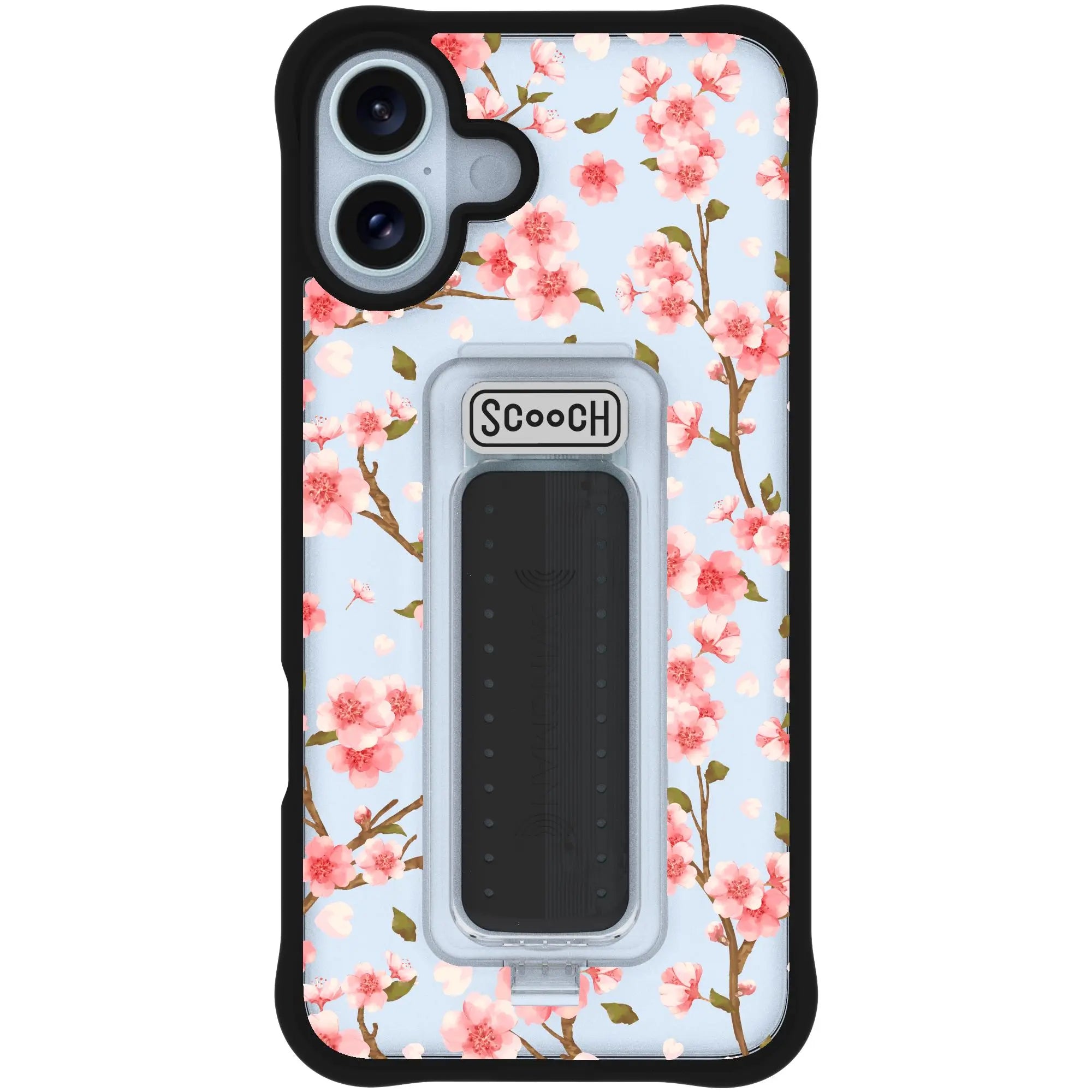 Scooch-Wingman for iPhone 16 Plus-Pink-Cherry-Blossoms