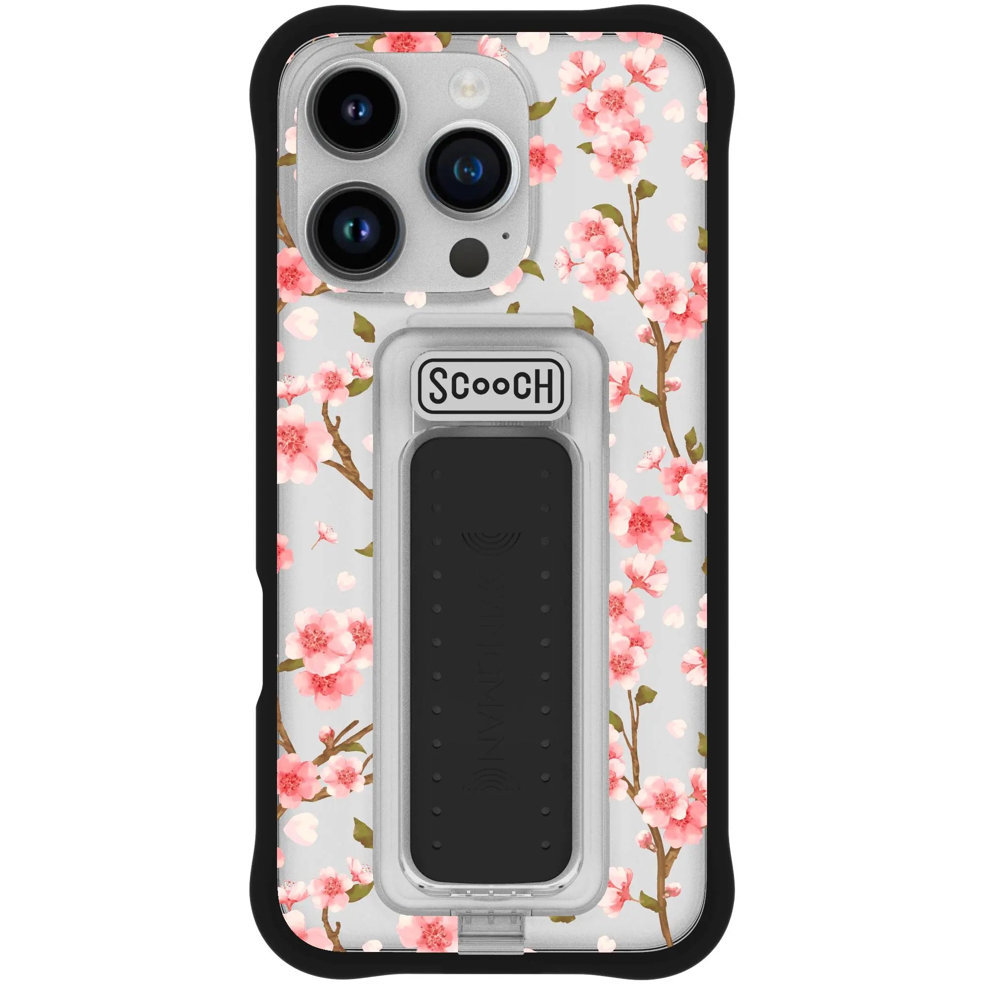 Scooch-Wingman for iPhone 16 Pro-Pink-Cherry-Blossoms