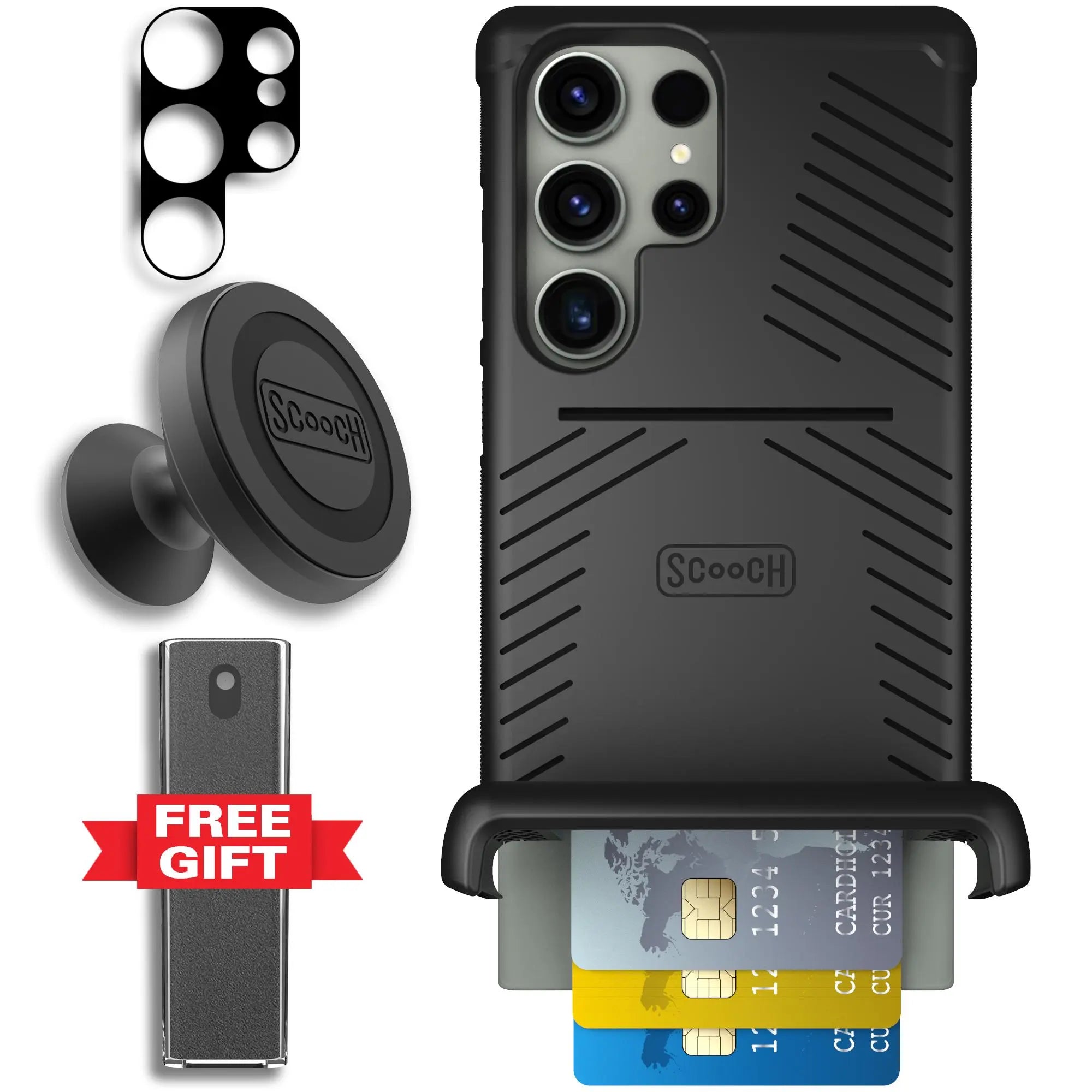 Scooch-Wingmate Defender Bundle for Samsung Galaxy S23 Ultra-