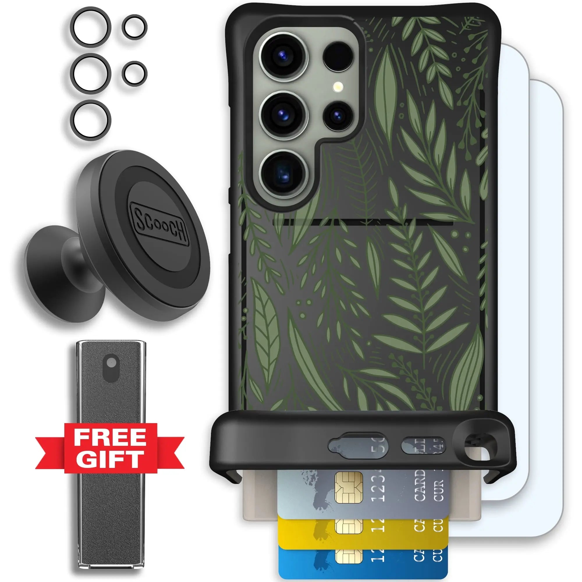 Scooch-Wingmate Defender Bundle for Samsung Galaxy S24 Ultra-Willow-Garden