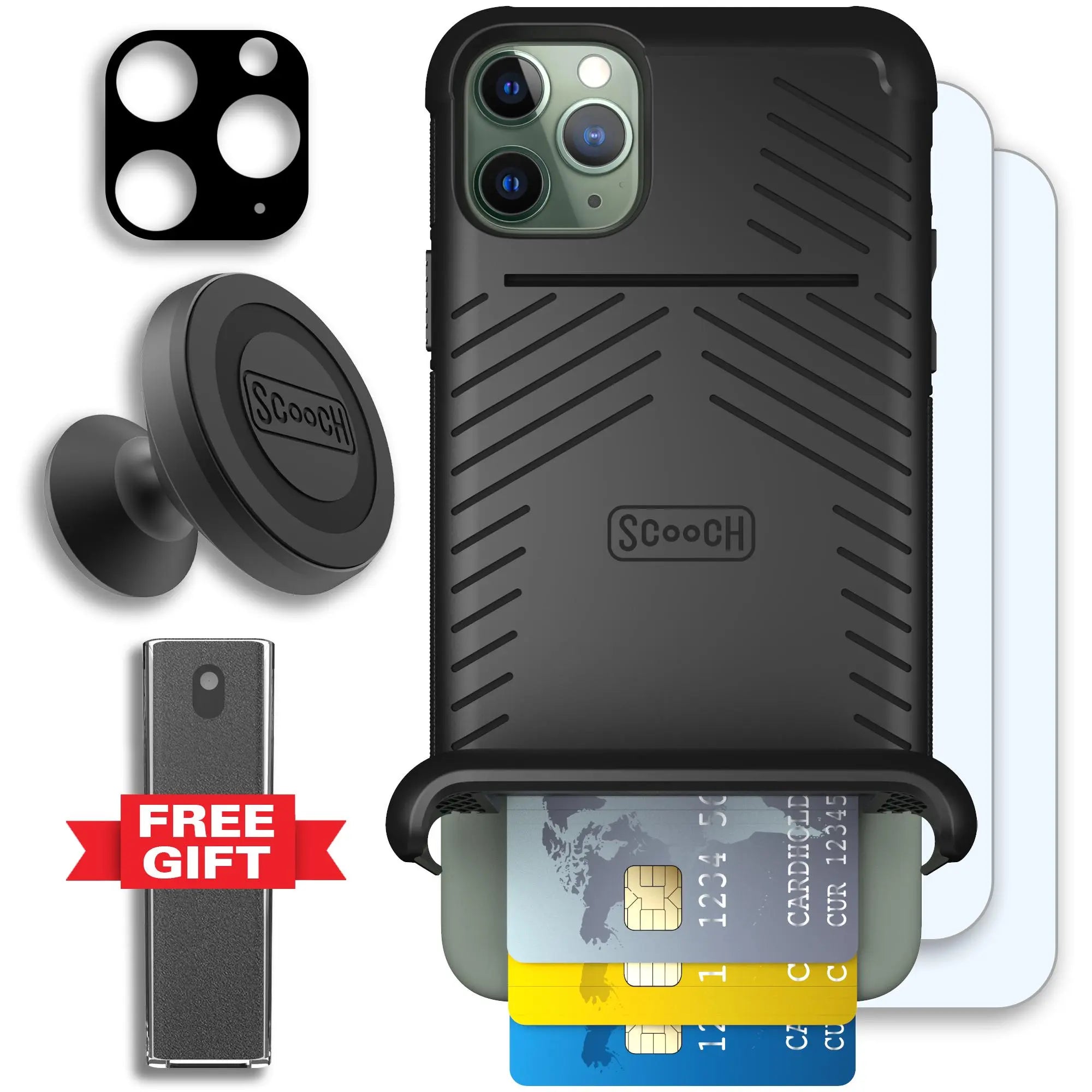 Scooch-Wingmate Defender Bundle for iPhone 11 Pro Max-