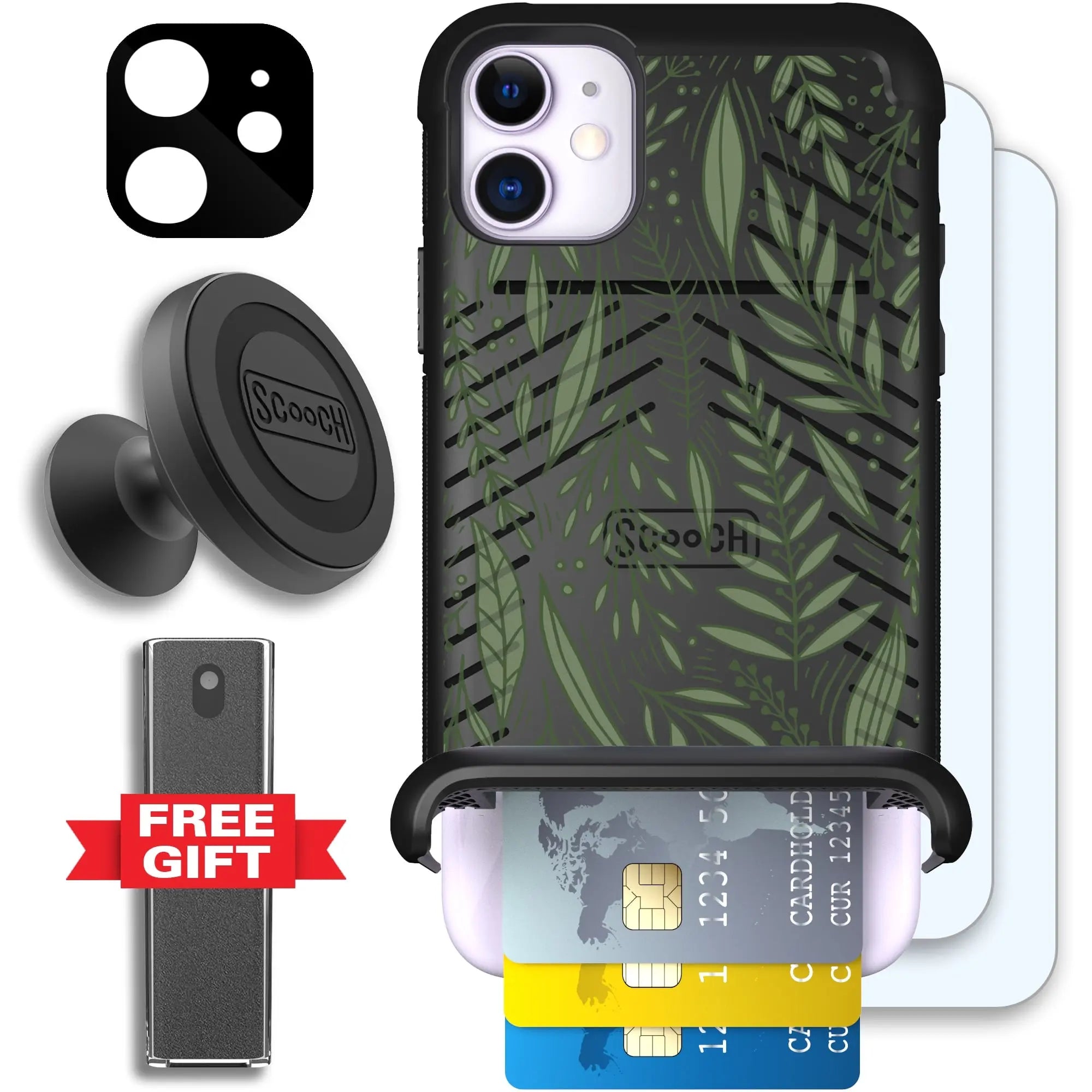 Scooch-Wingmate Defender Bundle for iPhone 11-Willow-Garden