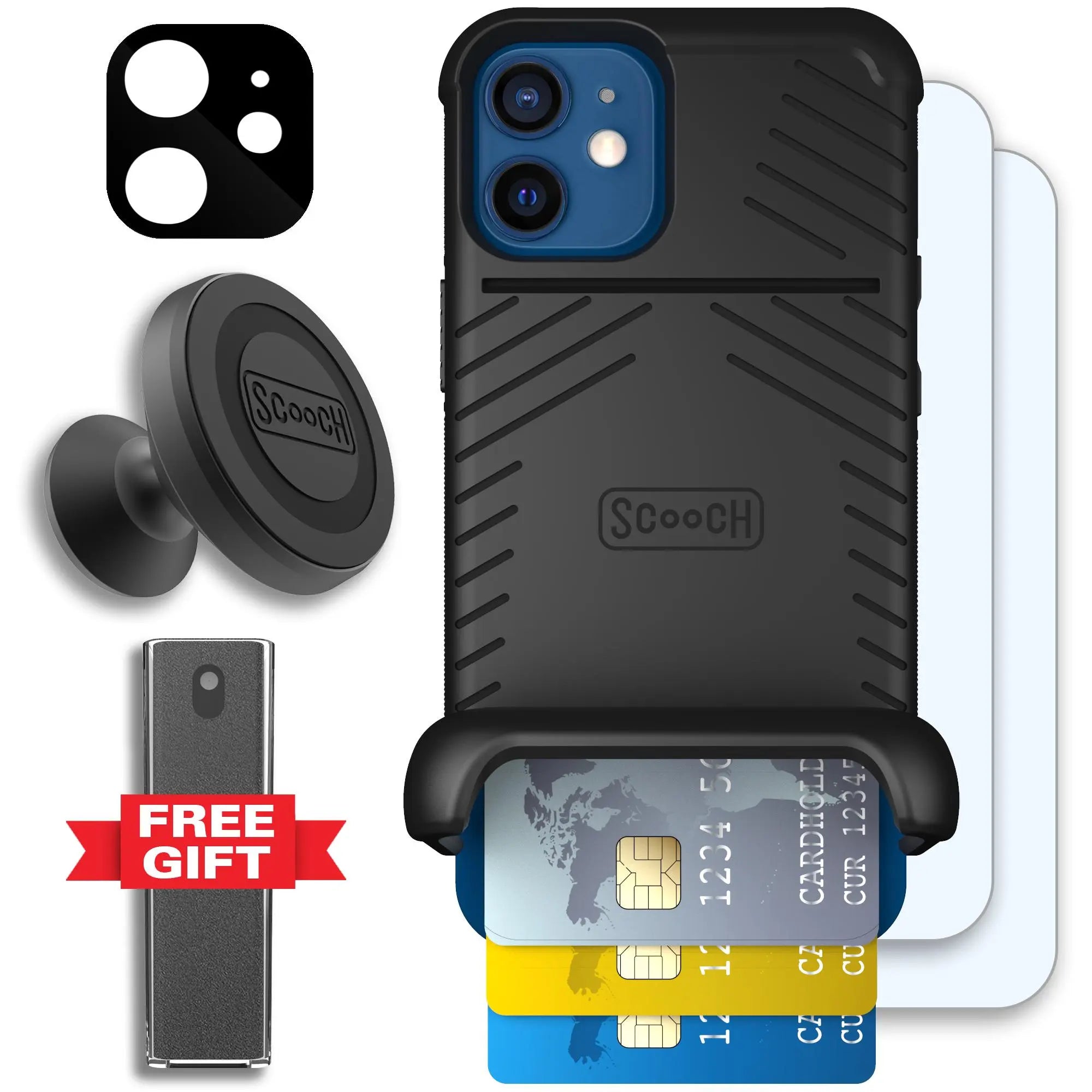 Scooch-Wingmate Defender Bundle for iPhone 12 Mini-