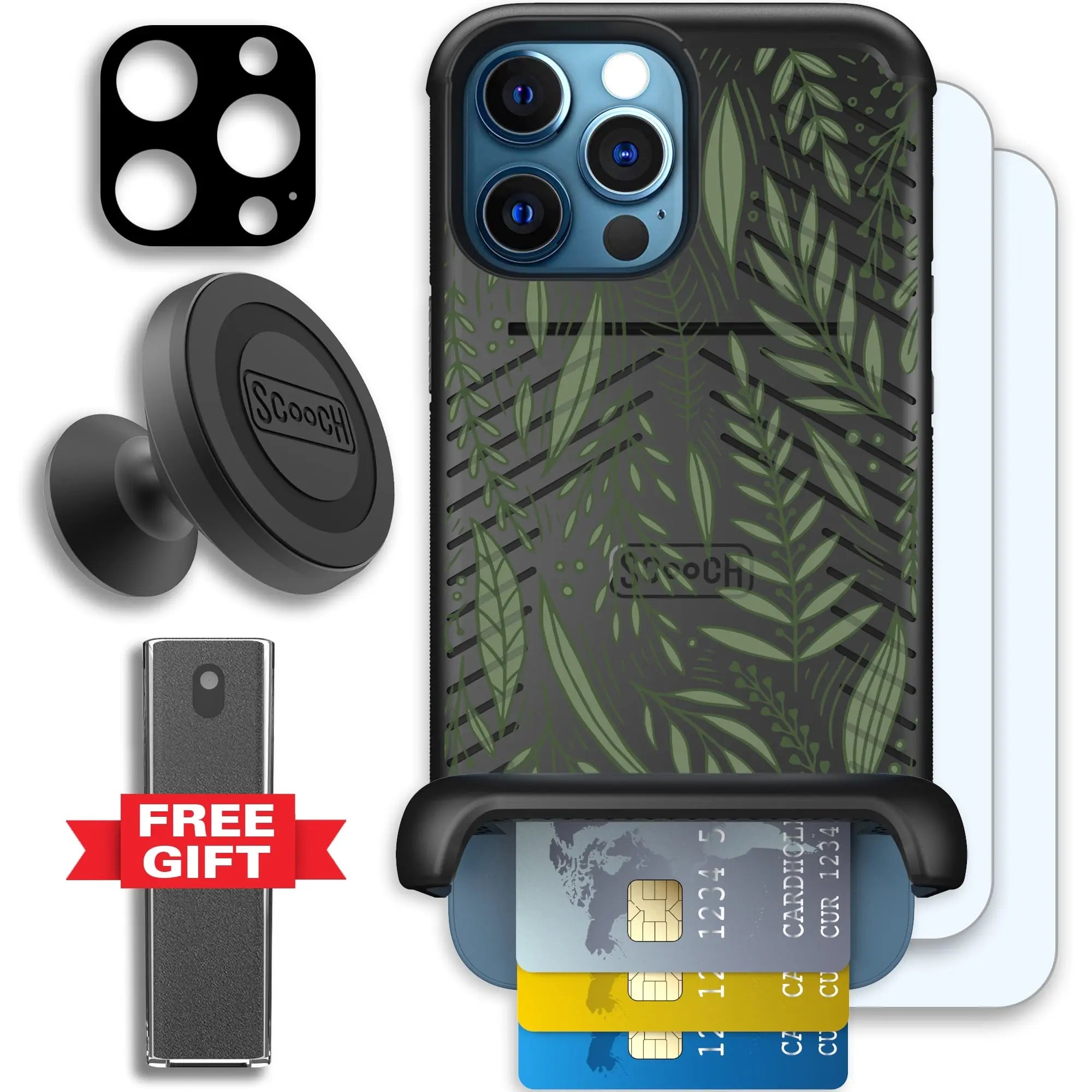 Scooch-Wingmate Defender Bundle for iPhone 12 Pro-Willow-Garden