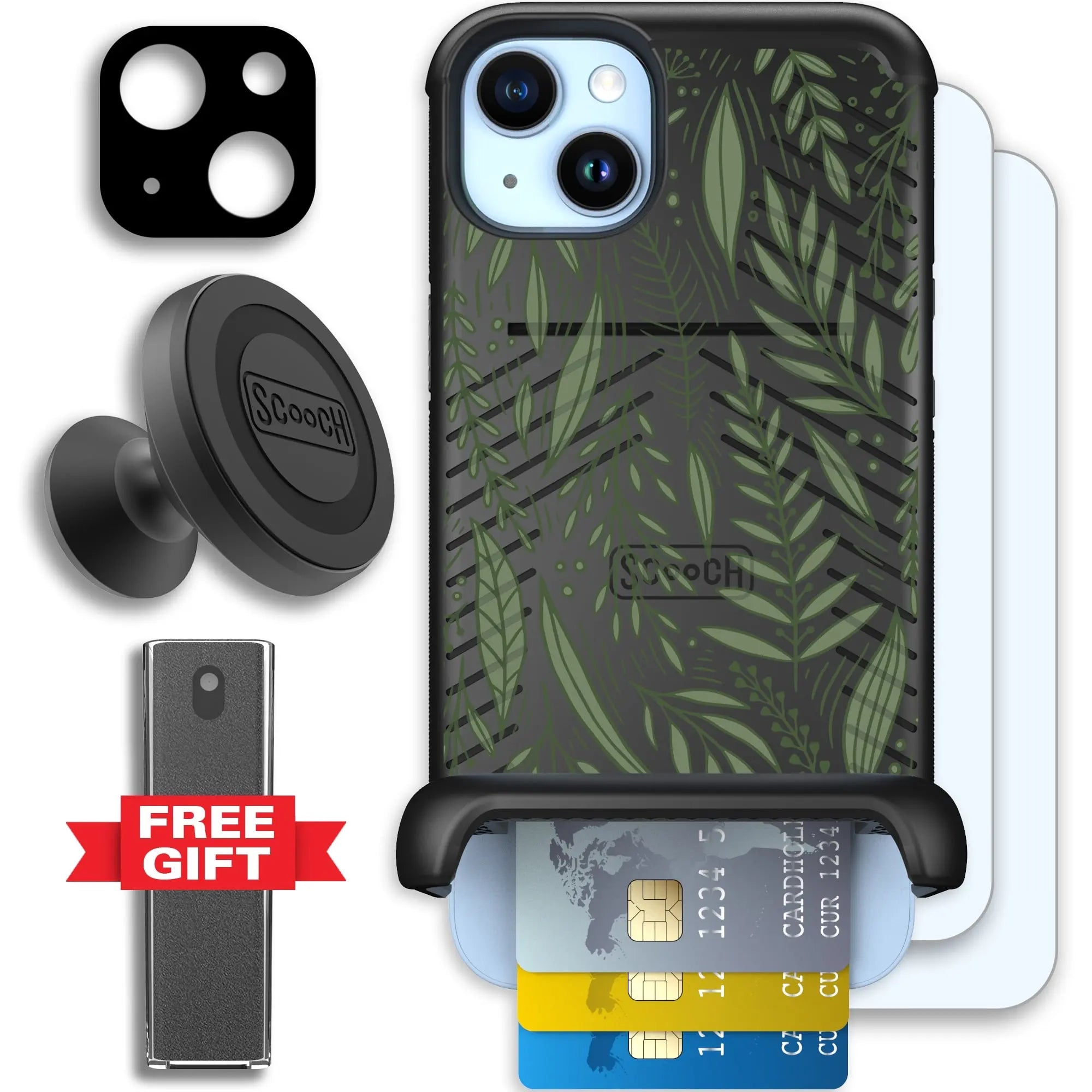 Scooch-Wingmate Defender Bundle for iPhone 14 Plus-Willow-Garden