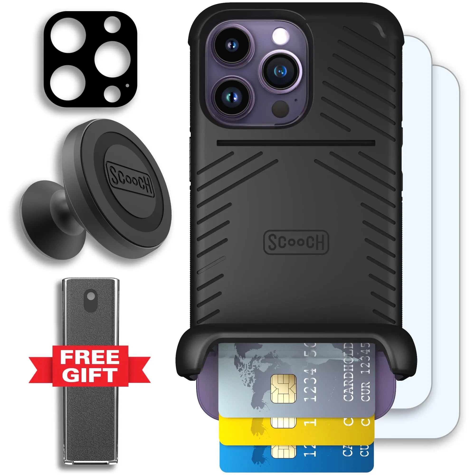 Scooch-Wingmate Defender Bundle for iPhone 14 Pro-