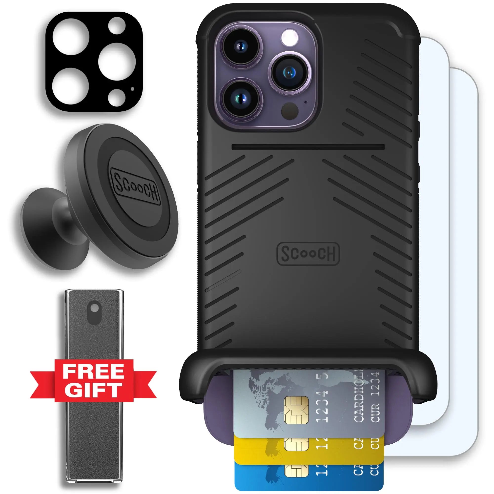 Scooch-Wingmate Defender Bundle for iPhone 14 Pro Max-